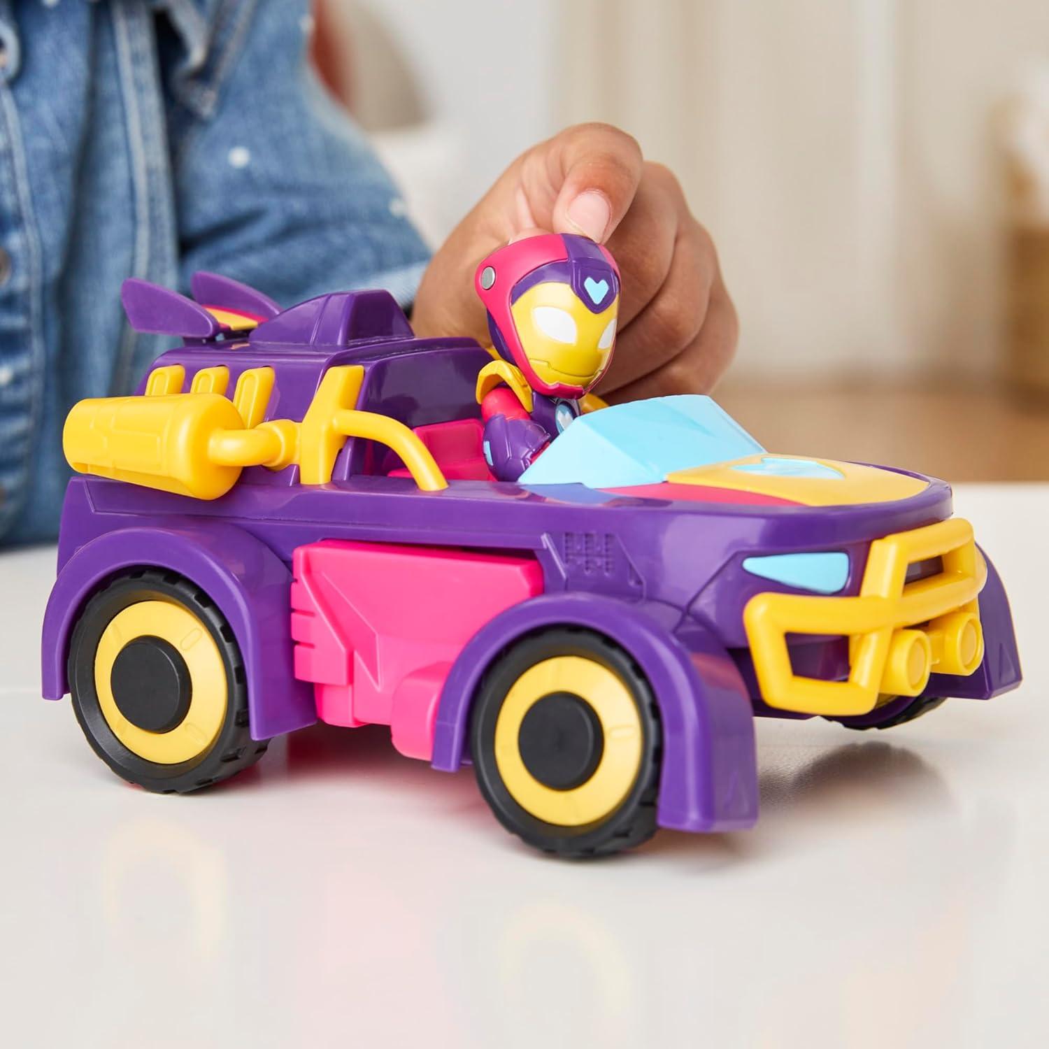 Juguete Ironheart 2-en-1 Hasbro - Traje Mech y Vehículo