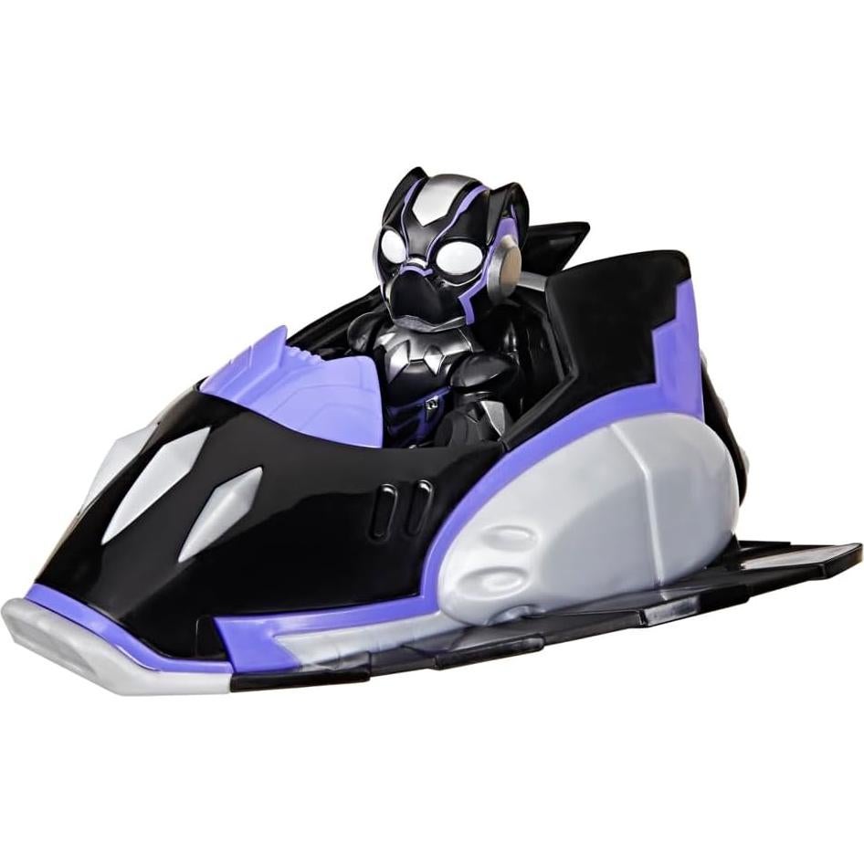 Figura de Acción Pantera Negra 3" con Vehículo Marvel Hasbro