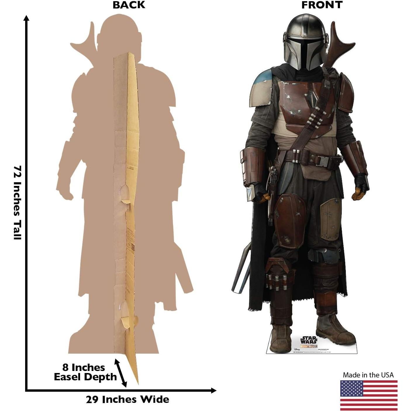 Standee Cartón El Mandaloriano 73.66x182.88 cm Star Wars