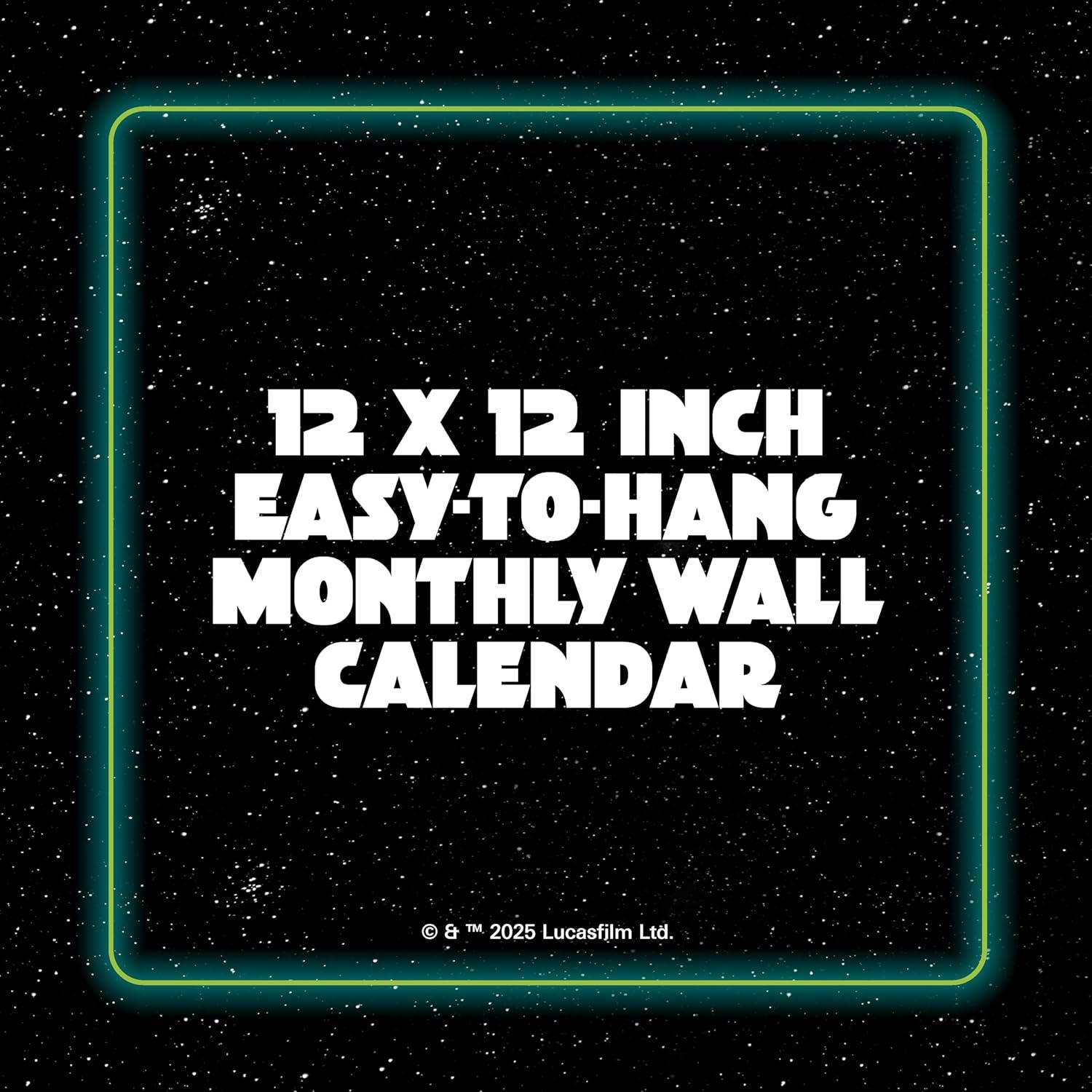 Star Wars The Mandalorian and Child 2026 Wall Calendar