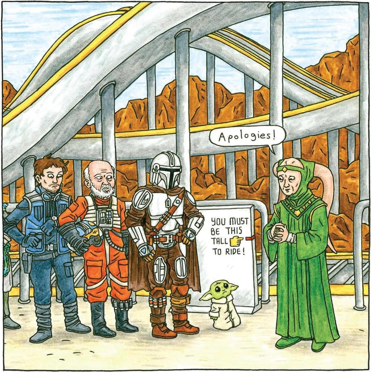 Star Wars The Mandalorian and Child 2026 Wall Calendar