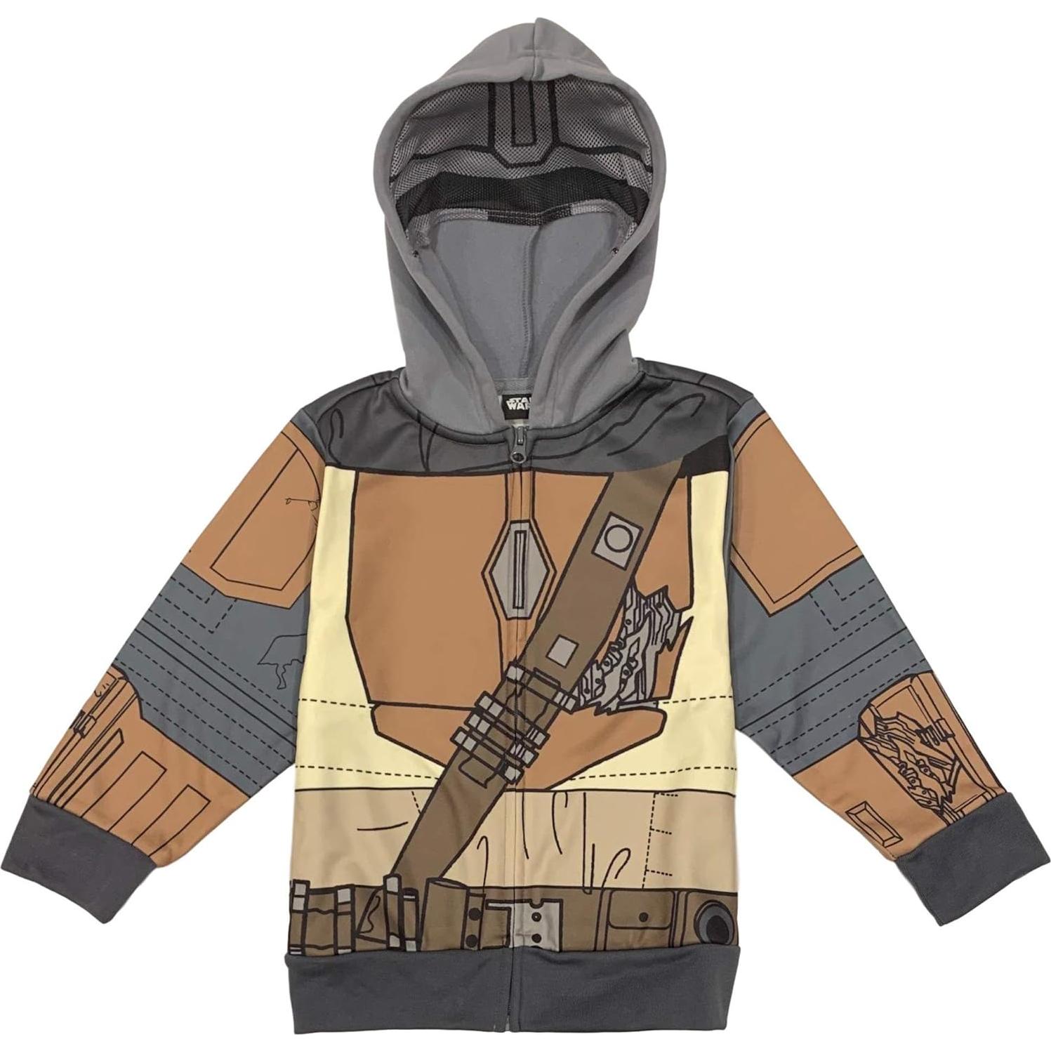 Sudadera con Capucha Sublimada Star Wars Mandaloriano Niños 6-7