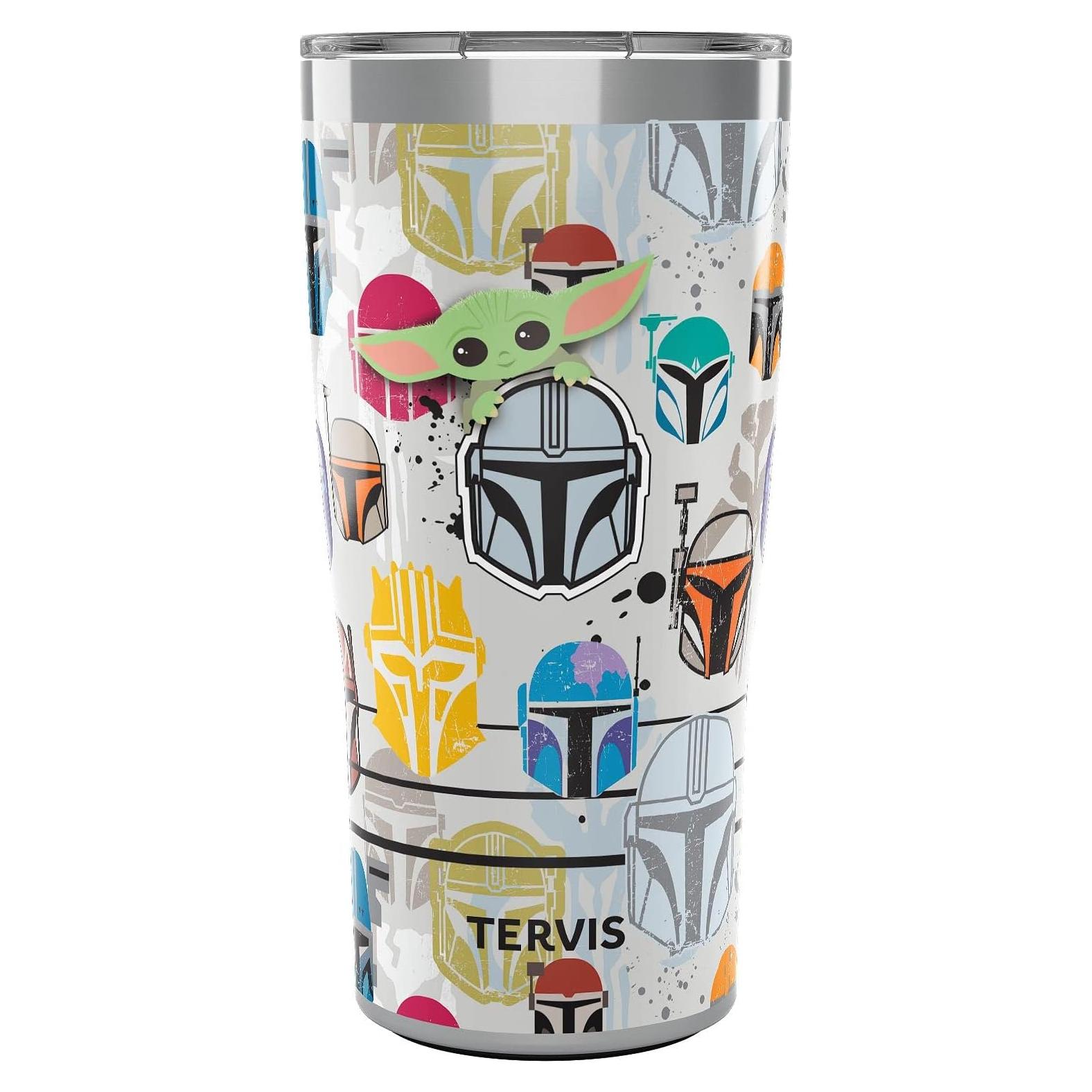 Vaso de Viaje Tervis Star Wars Mandaloriano 20oz Acero Inoxidable