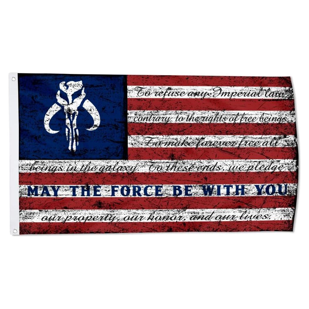 Banderín Vintage República Galáctica 3x5 pies Aihccy