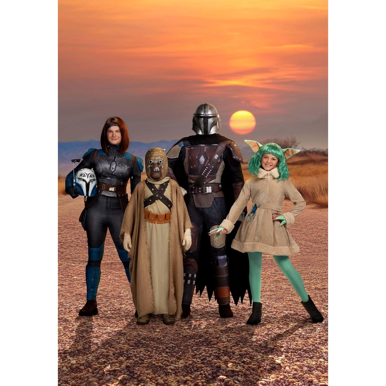 Disfraz Deluxe Mandaloriano Din Djarin para Hombre Mediano