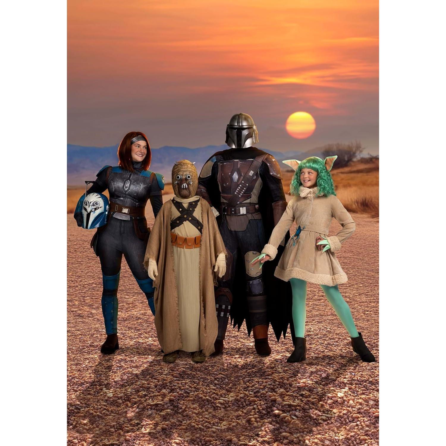 Disfraz Deluxe Mandaloriano Din Djarin para Hombre Mediano