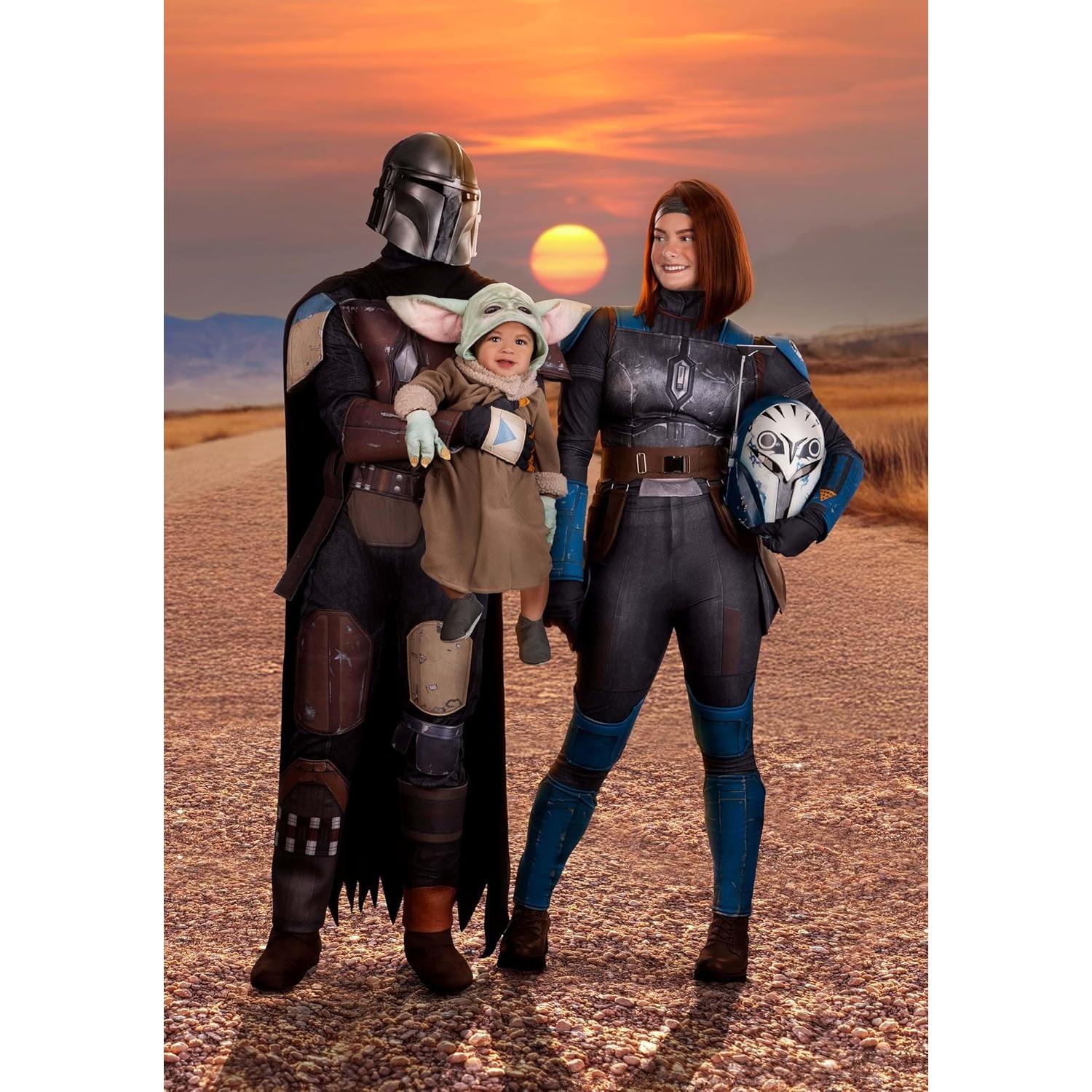 Disfraz Deluxe Mandaloriano Din Djarin para Hombre Mediano