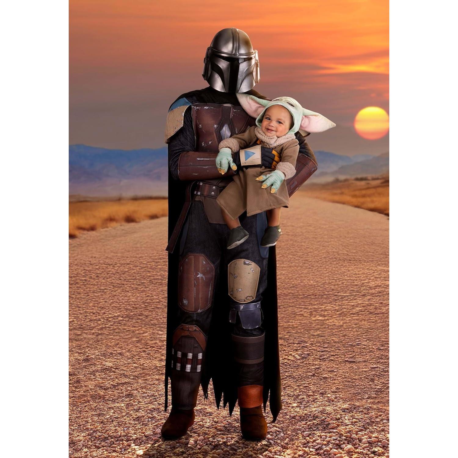 Disfraz Deluxe Mandaloriano Din Djarin para Hombre Mediano