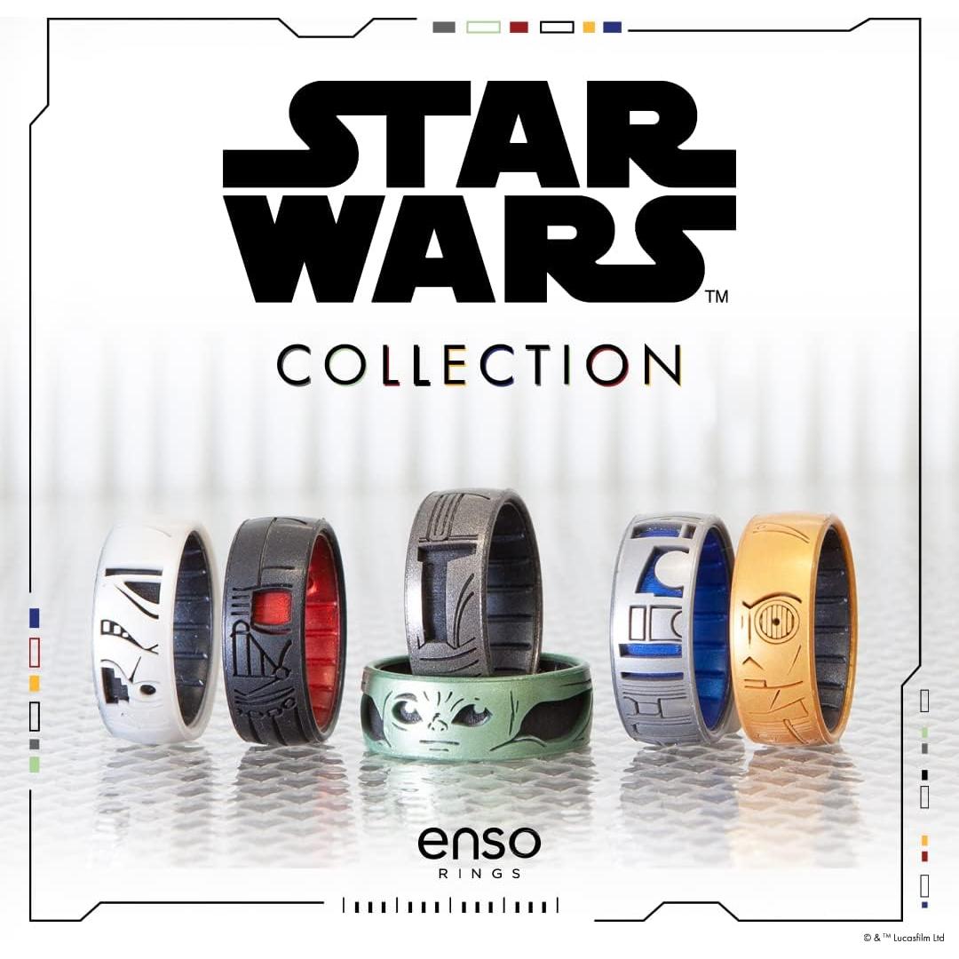 Anillo de Boda de Silicona Enso Mandaloriano Talla 7