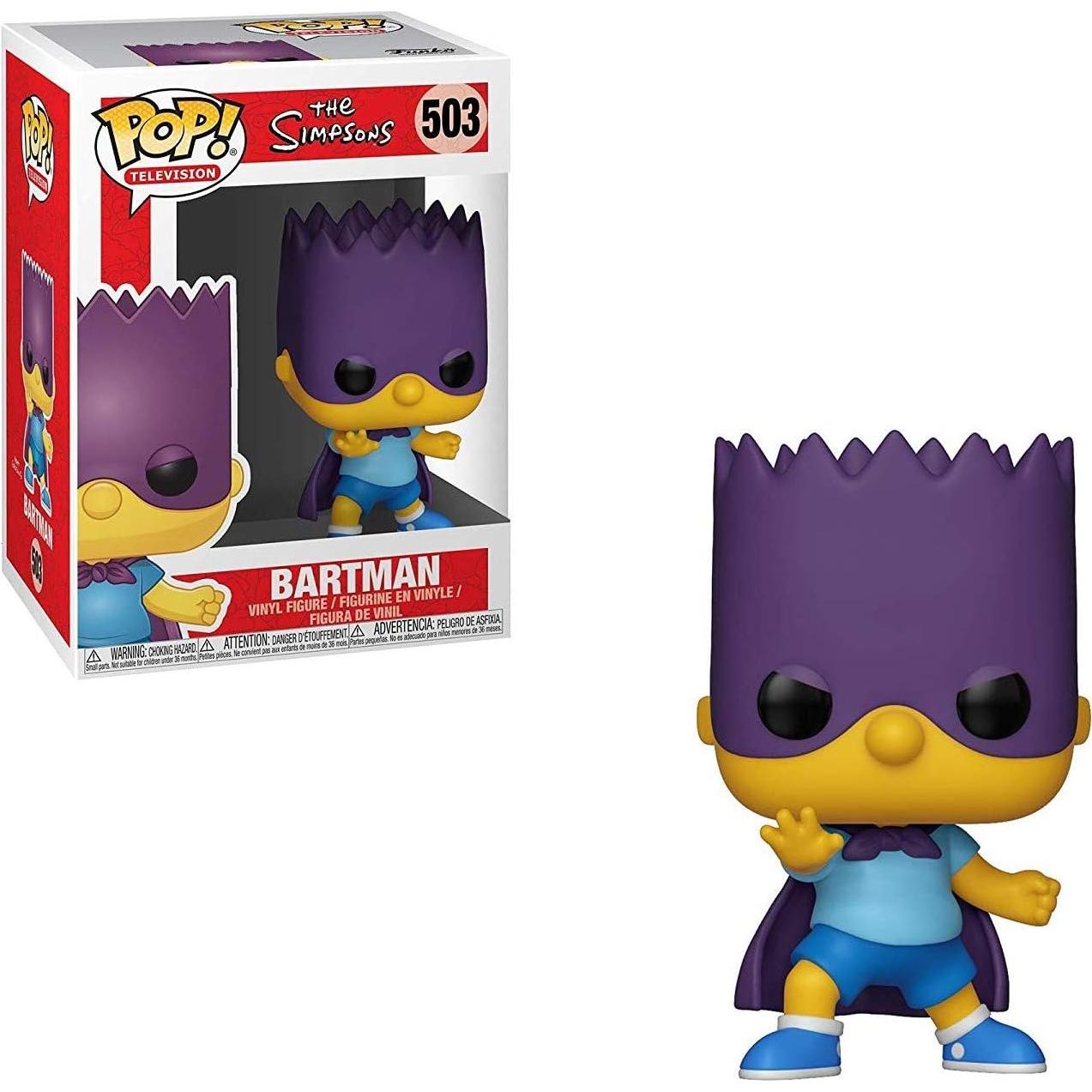 Figura de Vinilo Pop! Bartman Bart Simpson Funko 9.53 cm
