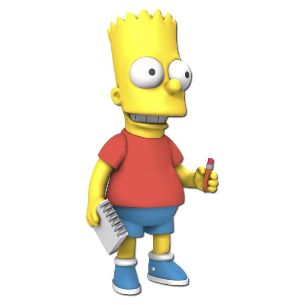 Figura de Acción Bart Simpson NECA 25 Aniversario 12.7 cm