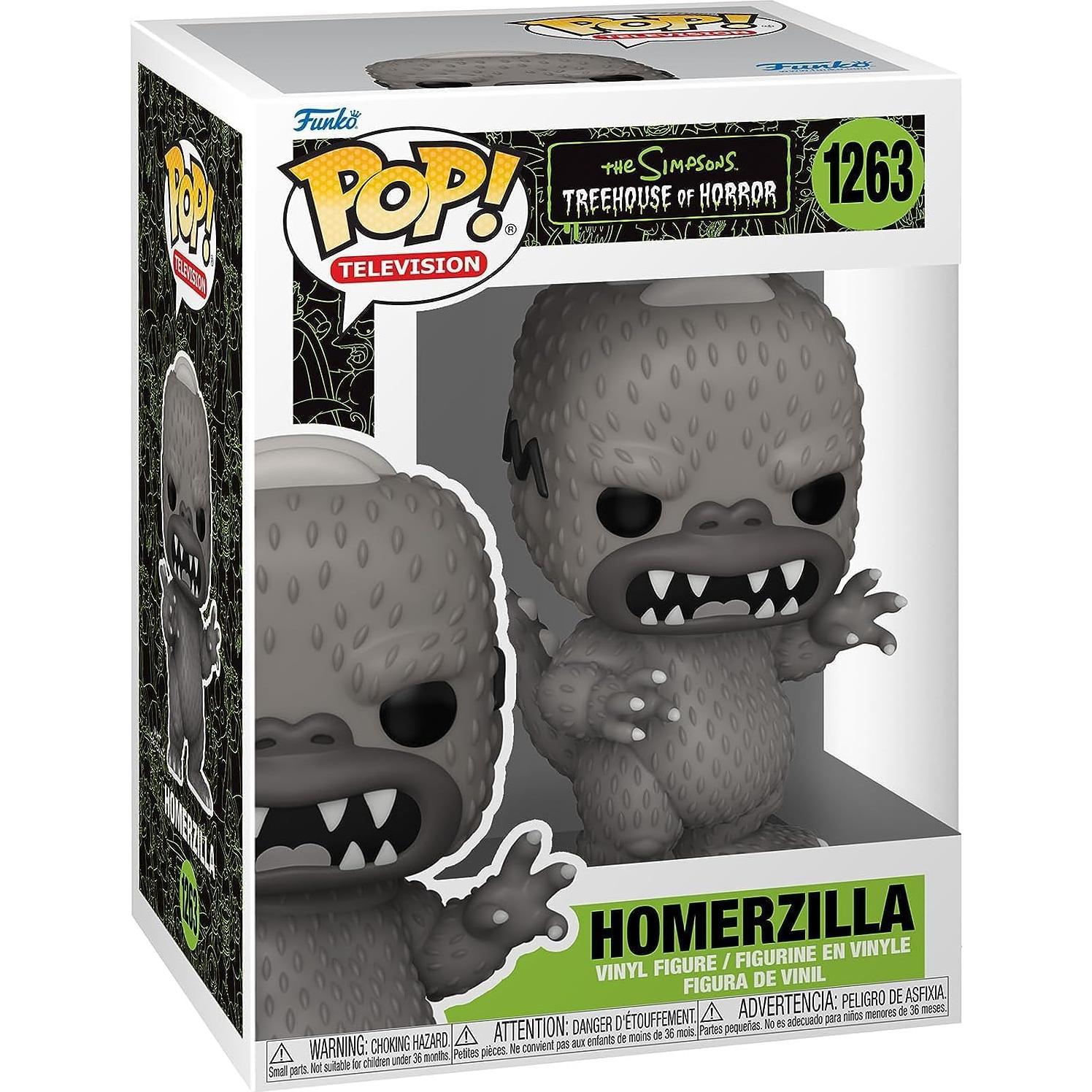 Figura de Vinilo Pop Homerzilla Funko - Los Simpsons 9.53 cm