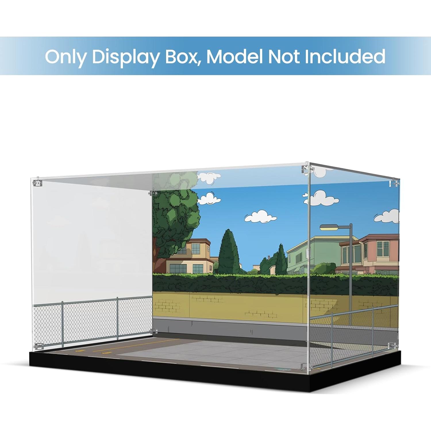 Caja de Exhibición Acrílica NAOCARD para Lego Los Simpsons Krusty Burger