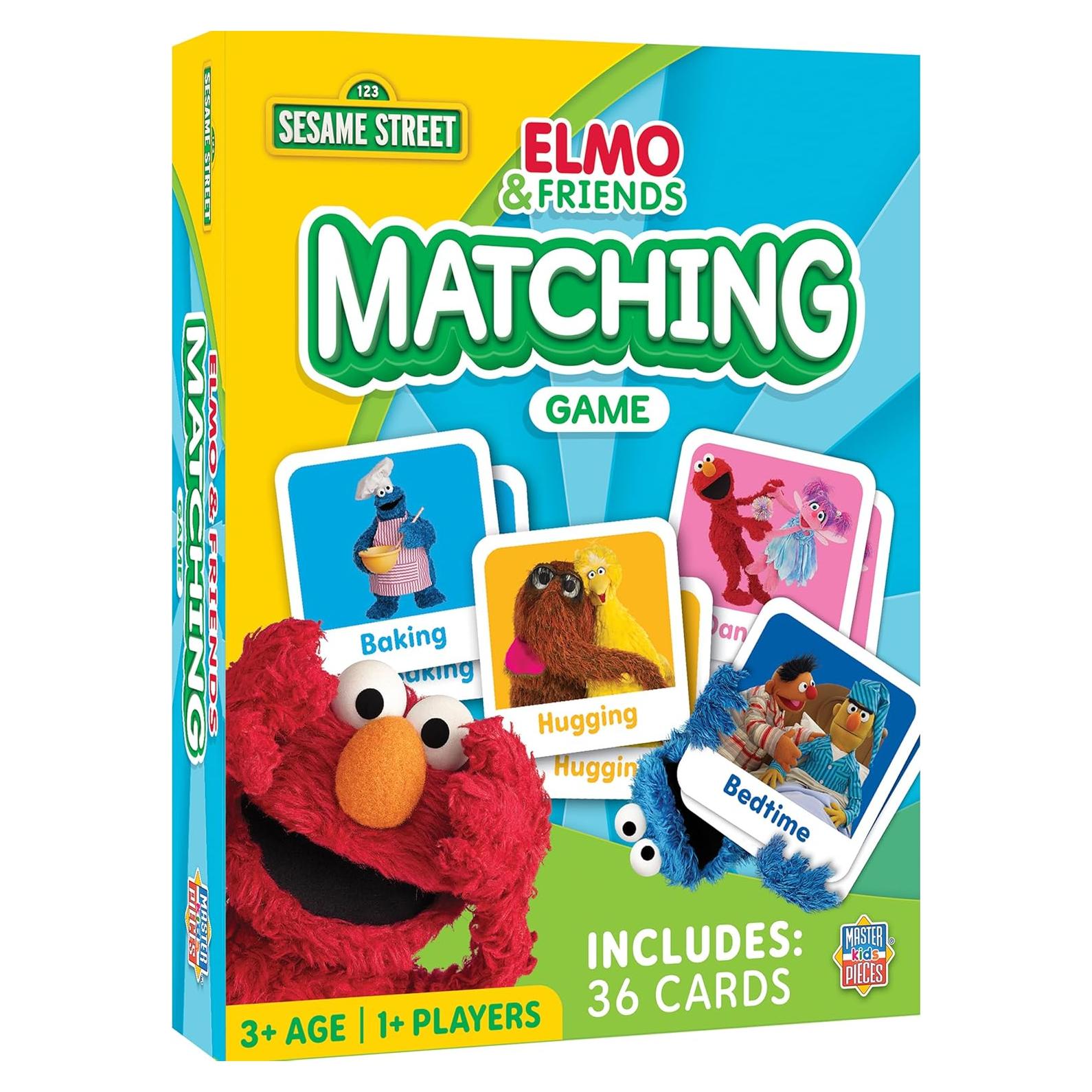 Juego de Emparejar Plaza Sésamo MasterPieces - 18 Cartas