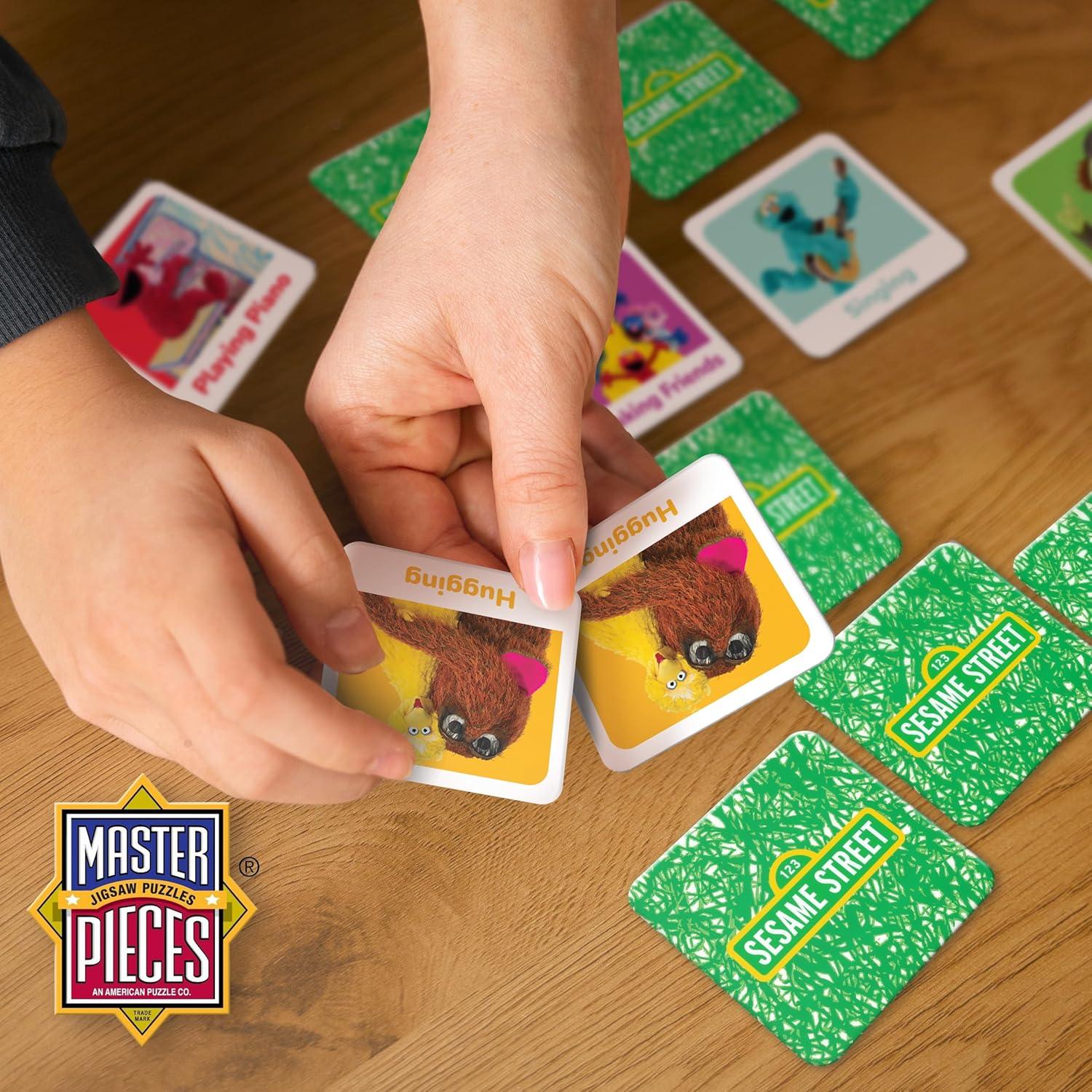 Juego de Emparejar Plaza Sésamo MasterPieces - 18 Cartas