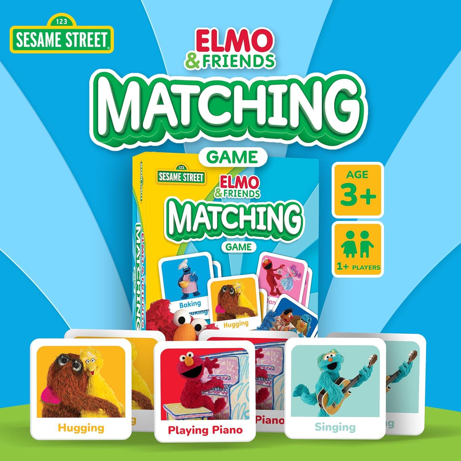 Juego de Emparejar Plaza Sésamo MasterPieces - 18 Cartas