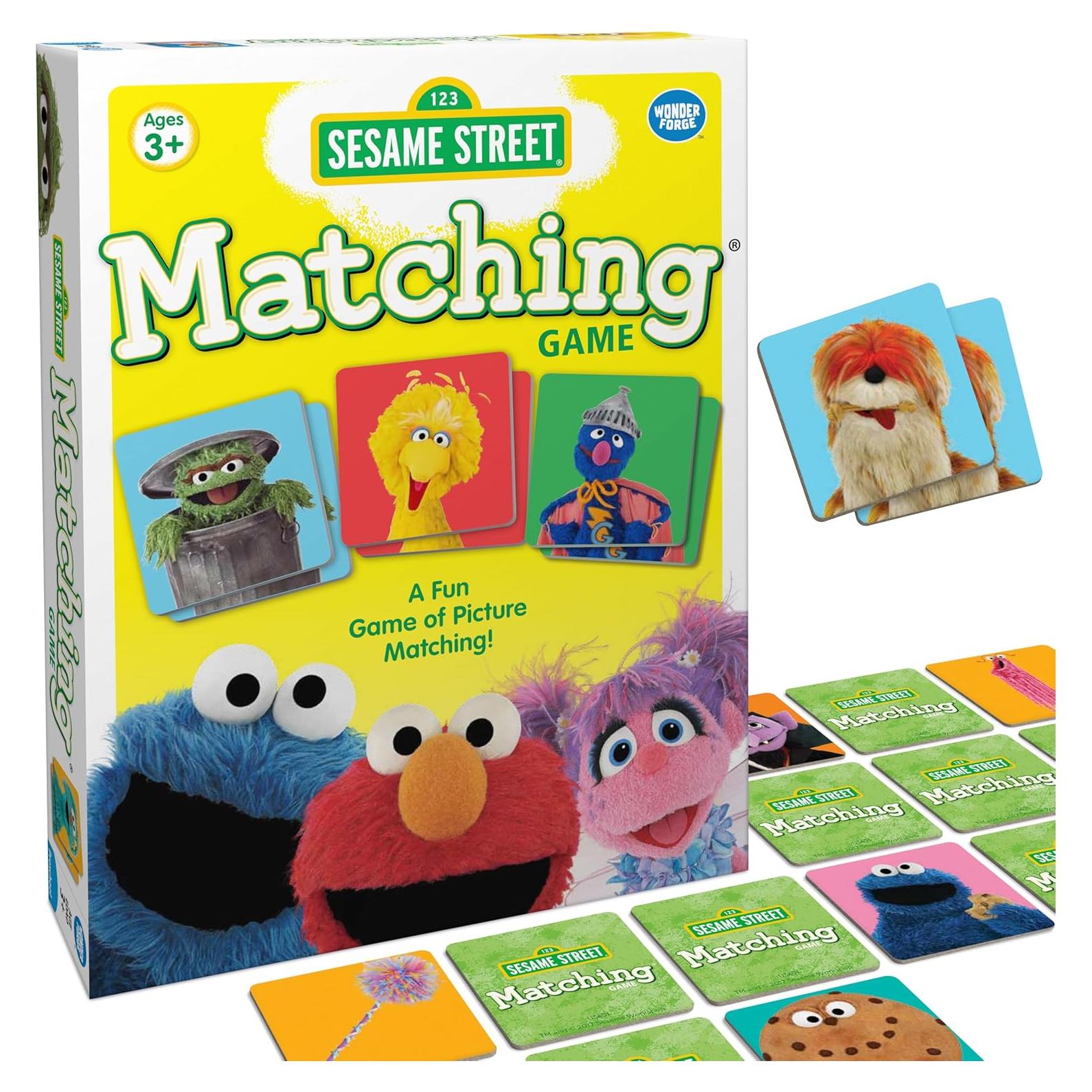 Juego de Emparejamiento Sesame Street Wonder Forge - Memoria 3-5 Años