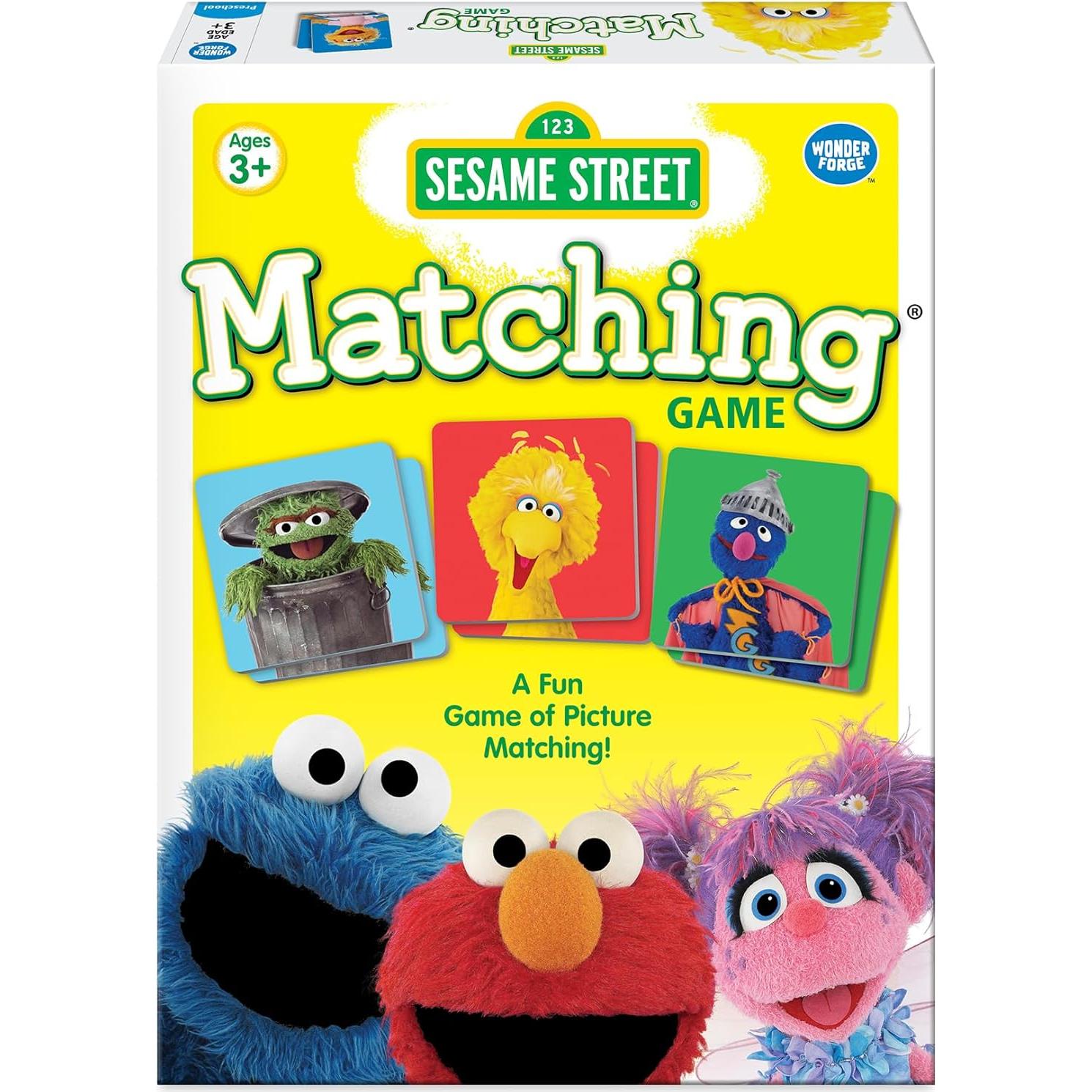 Juego de Emparejamiento Sesame Street Wonder Forge - Memoria 3-5 Años
