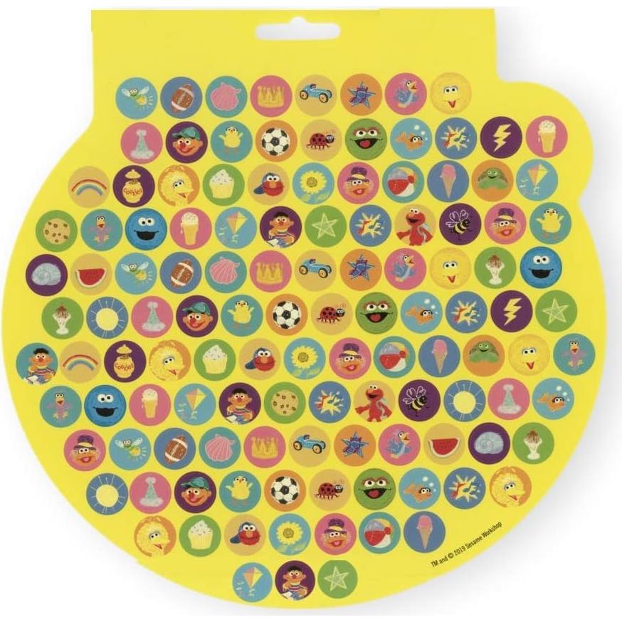 Libro de Pegatinas Plaza Sésamo Monstruo de Galletas 300 Pzs