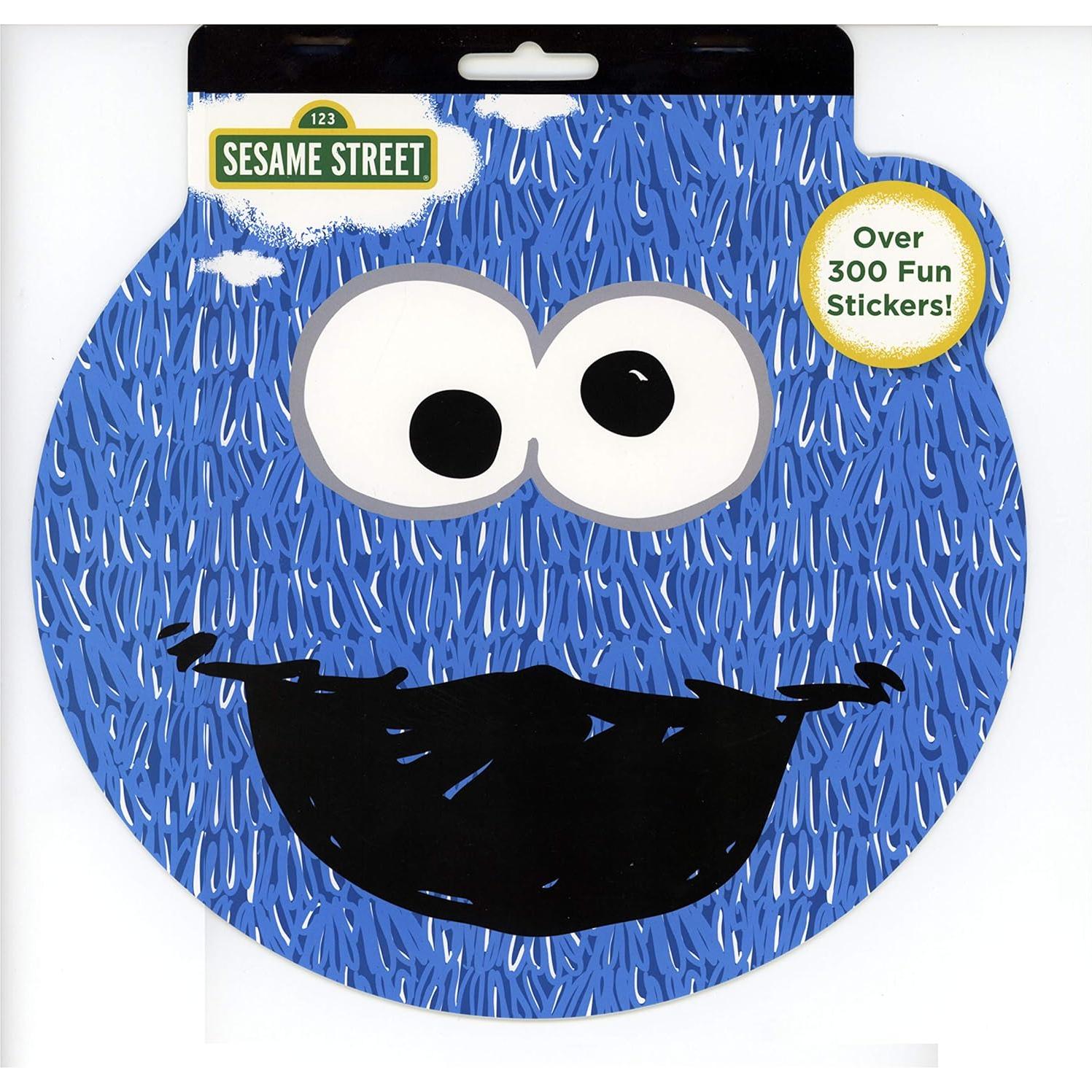 Libro de Pegatinas Plaza Sésamo Monstruo de Galletas 300 Pzs