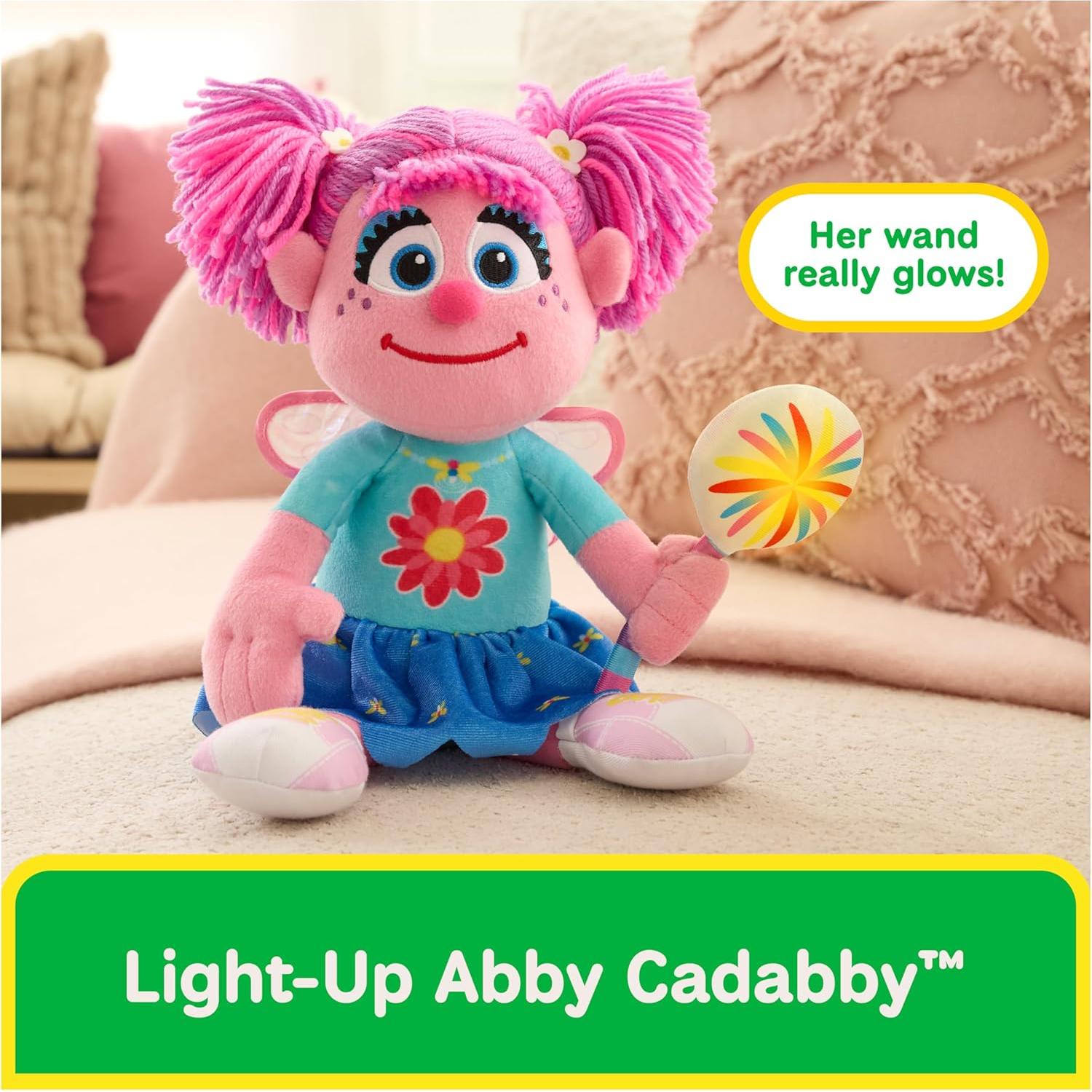Peluche GUND Abby Cadabby 33 cm con Varita LED - Calle Sésamo