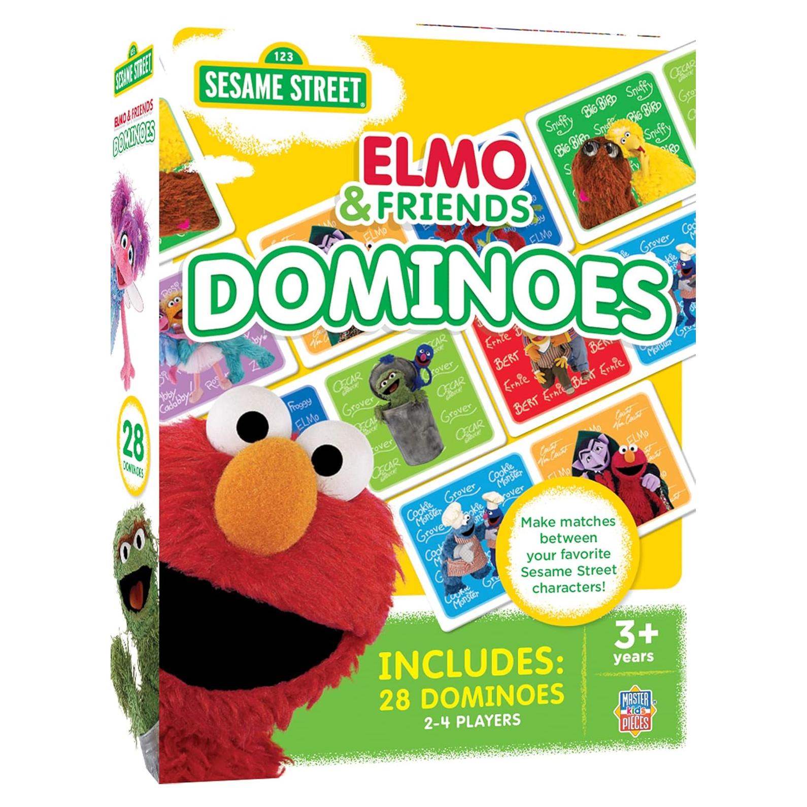 Dominó Infantil MasterPieces Plaza Sésamo - Juego Familiar