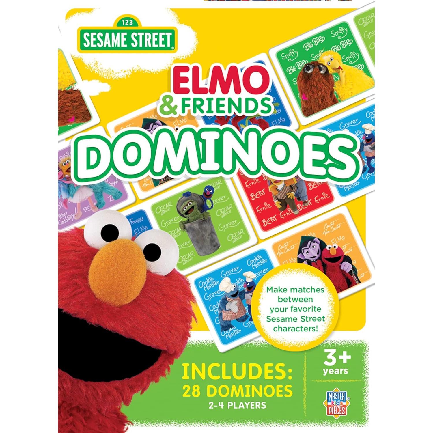 Dominó Infantil MasterPieces Plaza Sésamo - Juego Familiar