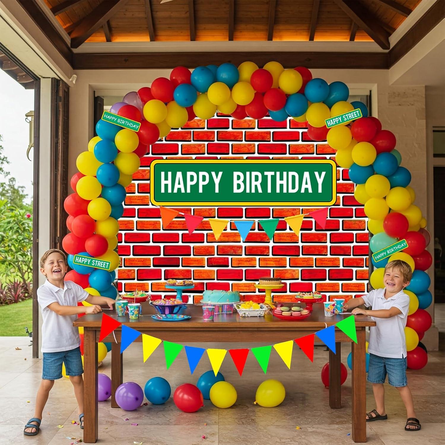 Set de Decoración para Fiesta de Cumpleaños Sésamo ColorToyz