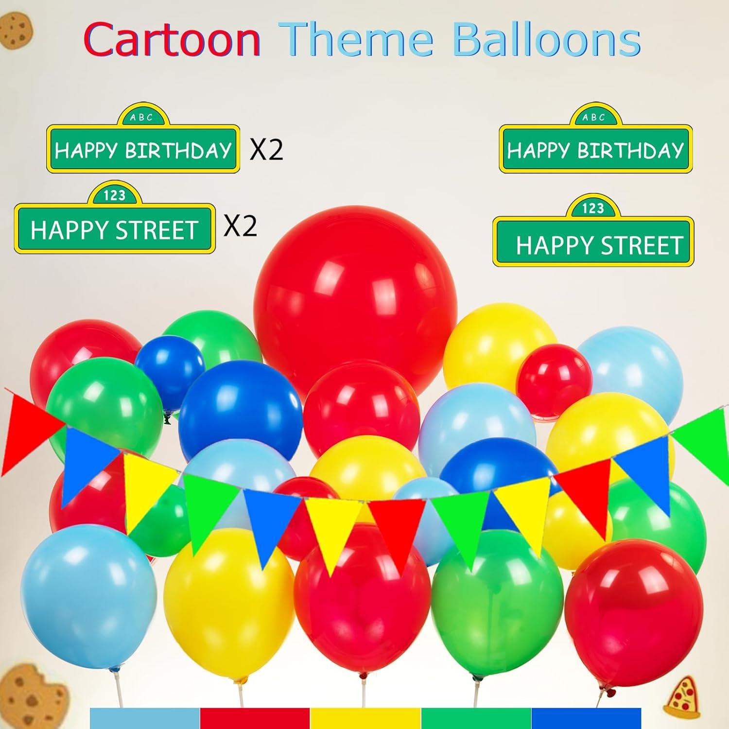 Set de Decoración para Fiesta de Cumpleaños Sésamo ColorToyz