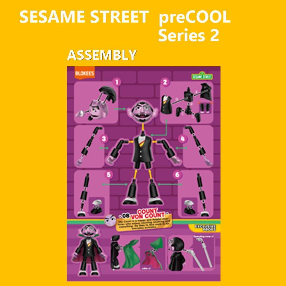 Figuras de Construcción Blokees Sesame Street - 4 Personajes