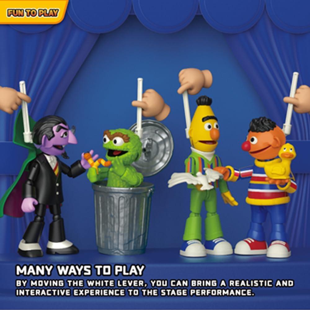 Figuras de Construcción Blokees Sesame Street - 4 Personajes