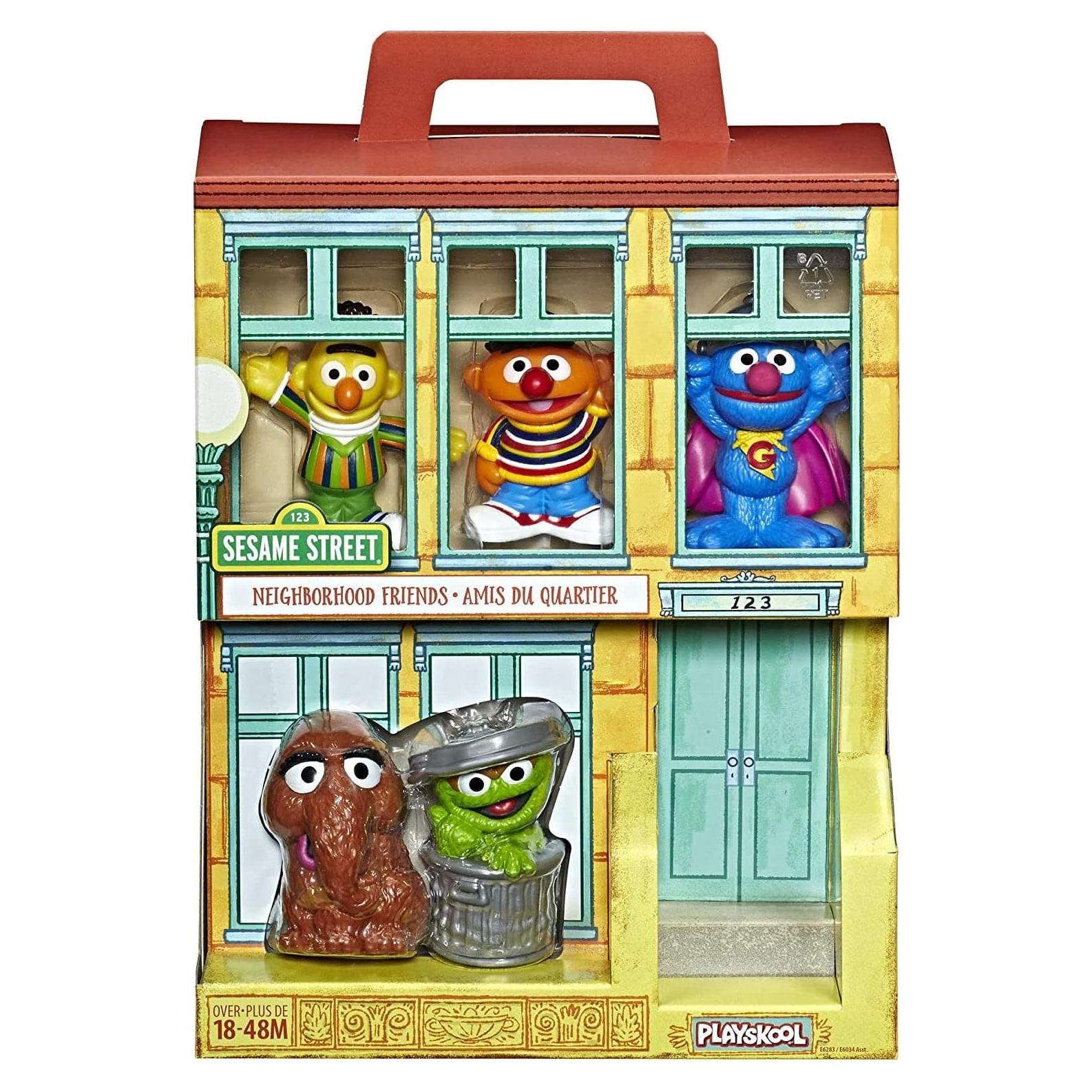 Figuras Coleccionables Plaza Sésamo Hasbro - 5 Amigos 7.62 cm