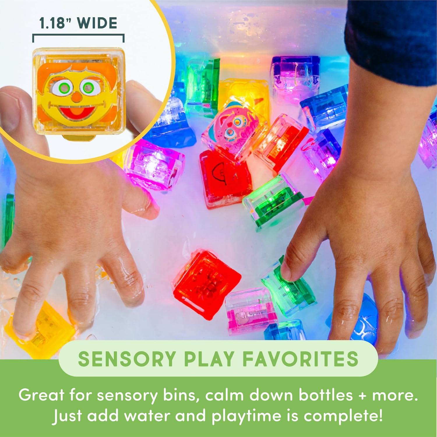 Glo Pals Cubos Iluminados Activados por Agua - 12 Paquetes