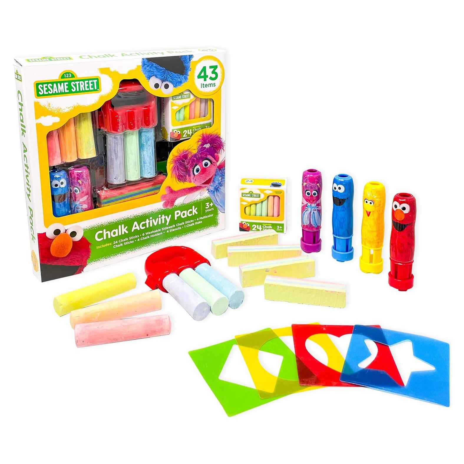 Juego de Tiza de Acera Leap Year, 34 Piezas Multicolores