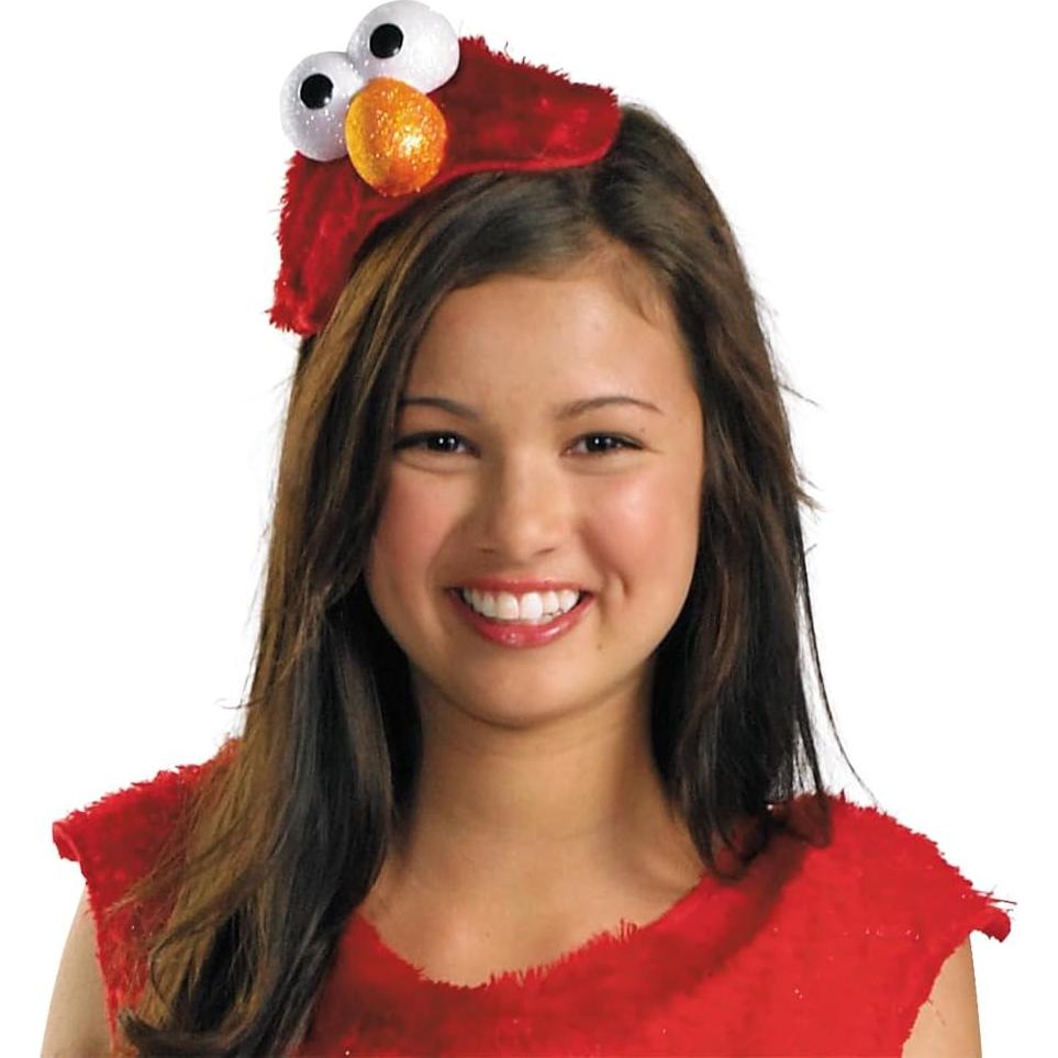 Diademas de Disfraz Oficial Plaza Sésamo - Cookie Monster, Elmo, Big Bird