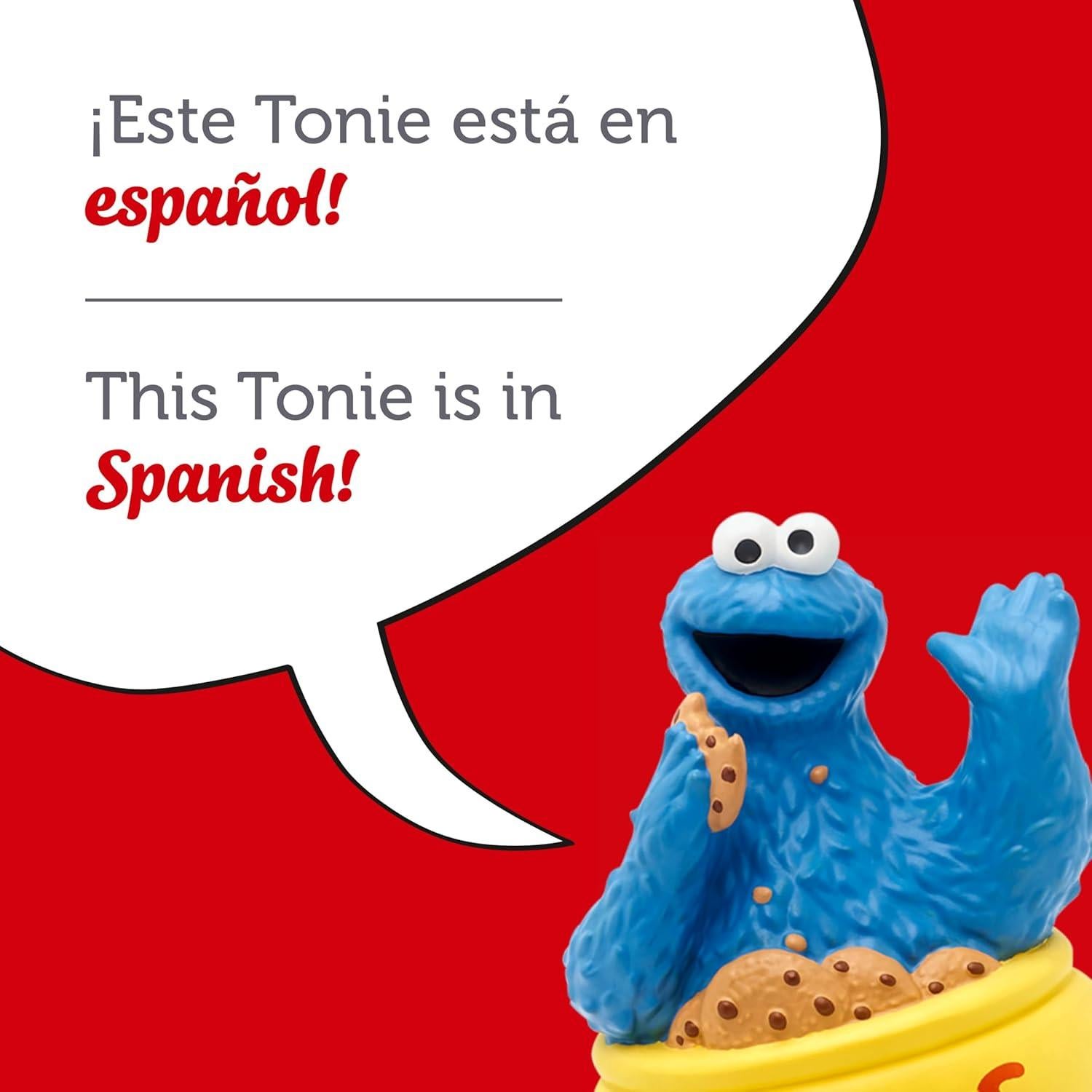 Figurita de Juguete Cookie Monster Tonies - 15 Canciones en Español