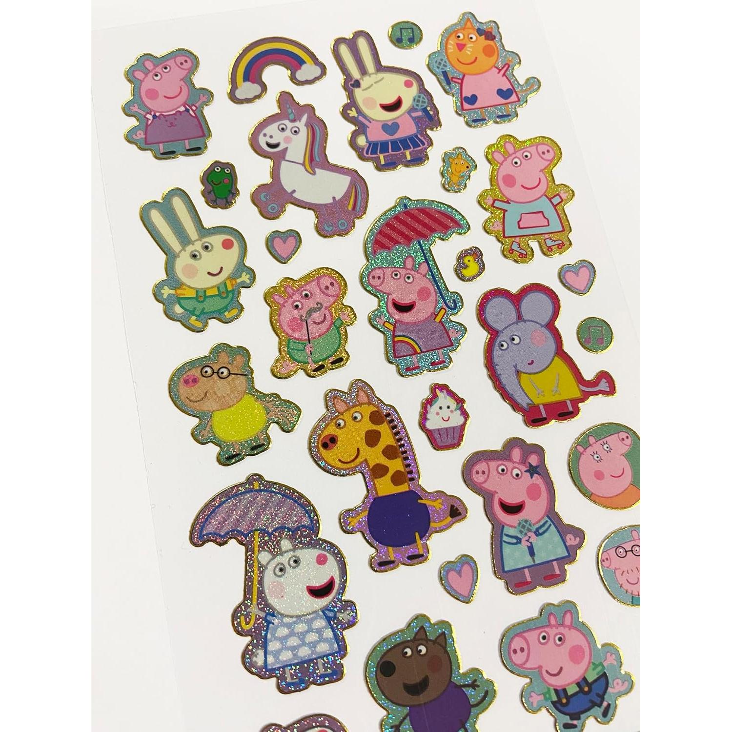 Pegatinas Reutilizables Peppa Pig Proyectos de Papel 19.5x9.5cm