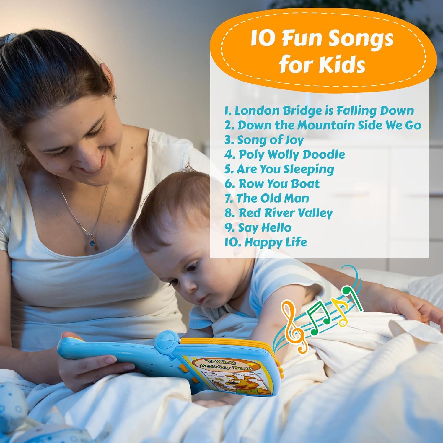 Libro Sonoro de Actividades Hablante Boxiki 0.55 kg 2+ años