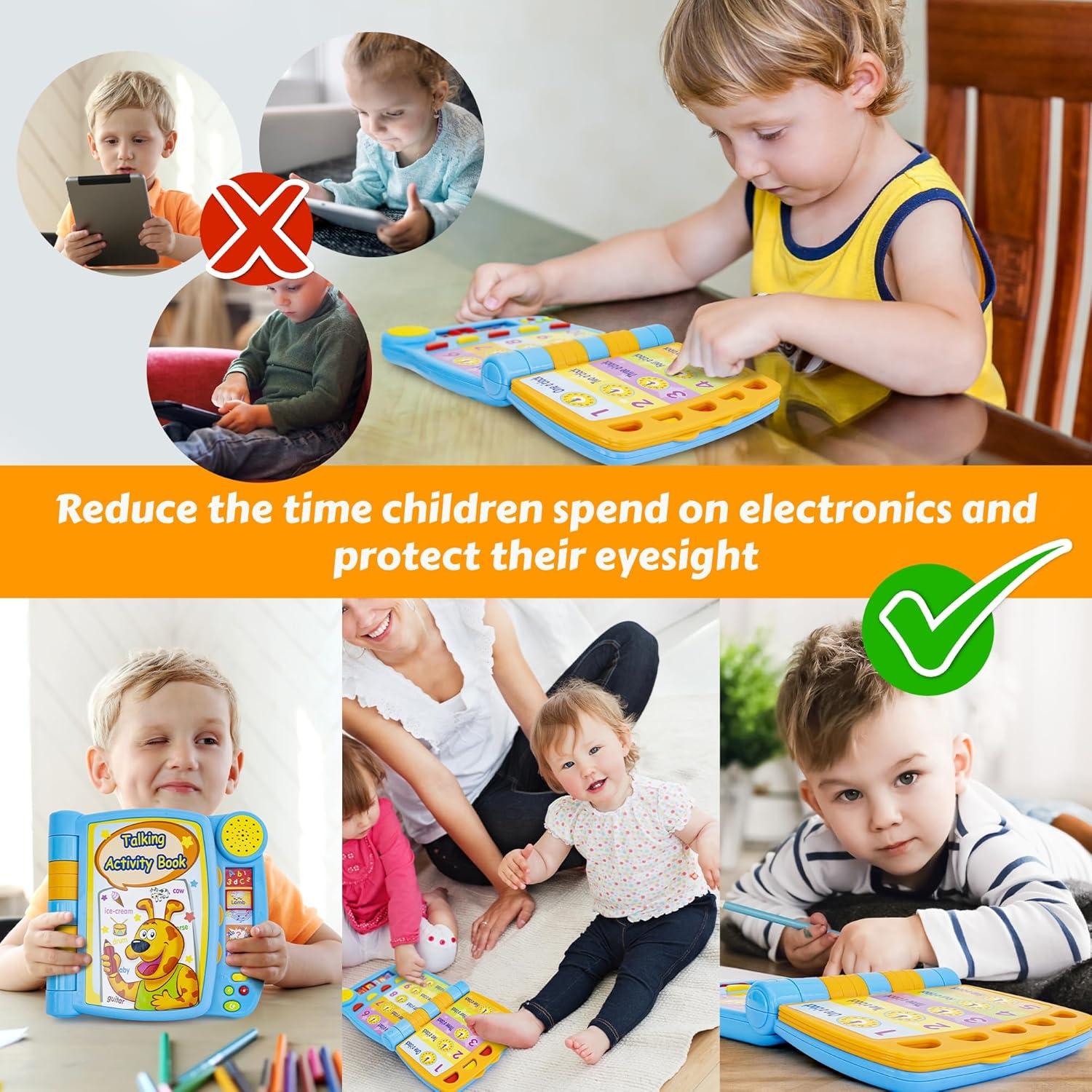 Libro Sonoro de Actividades Hablante Boxiki 0.55 kg 2+ años