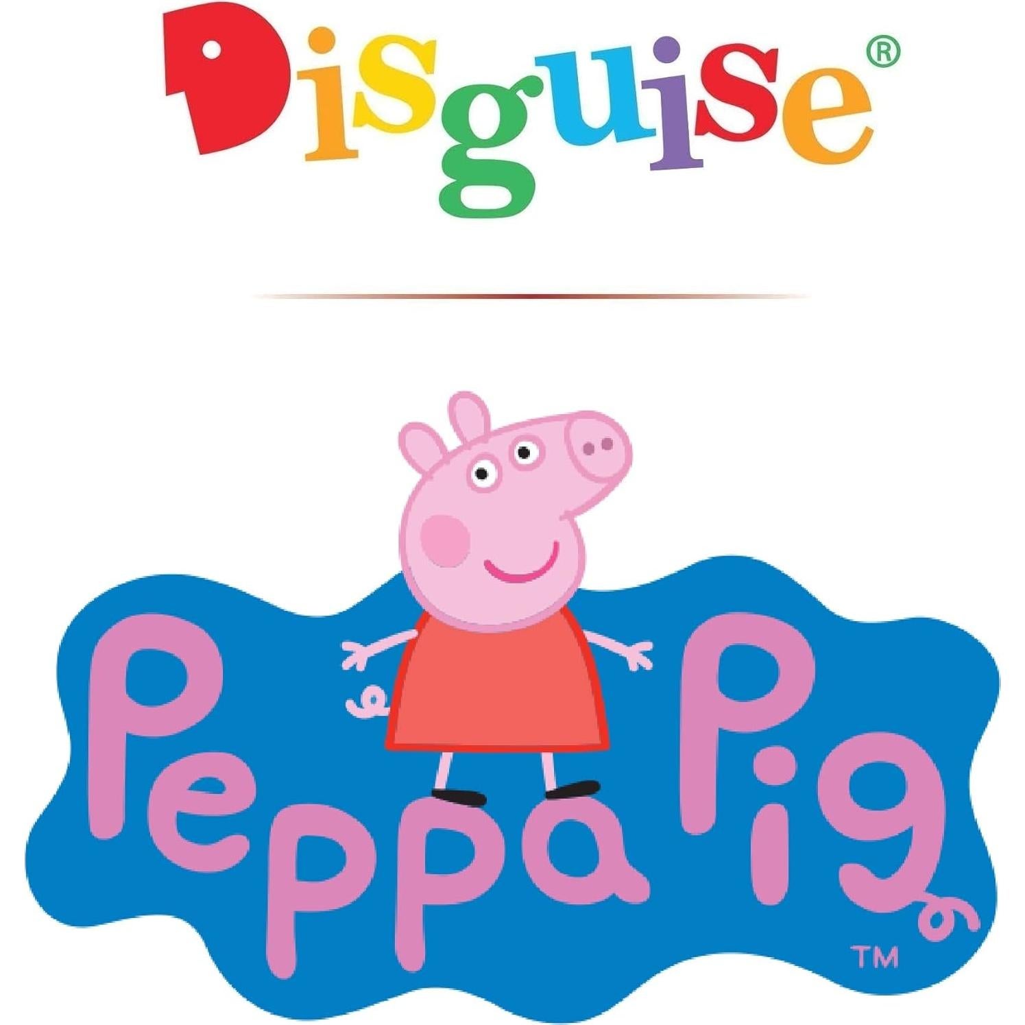 Disfraz oficial Peppa Pig para niñas - 20 aniversario, S