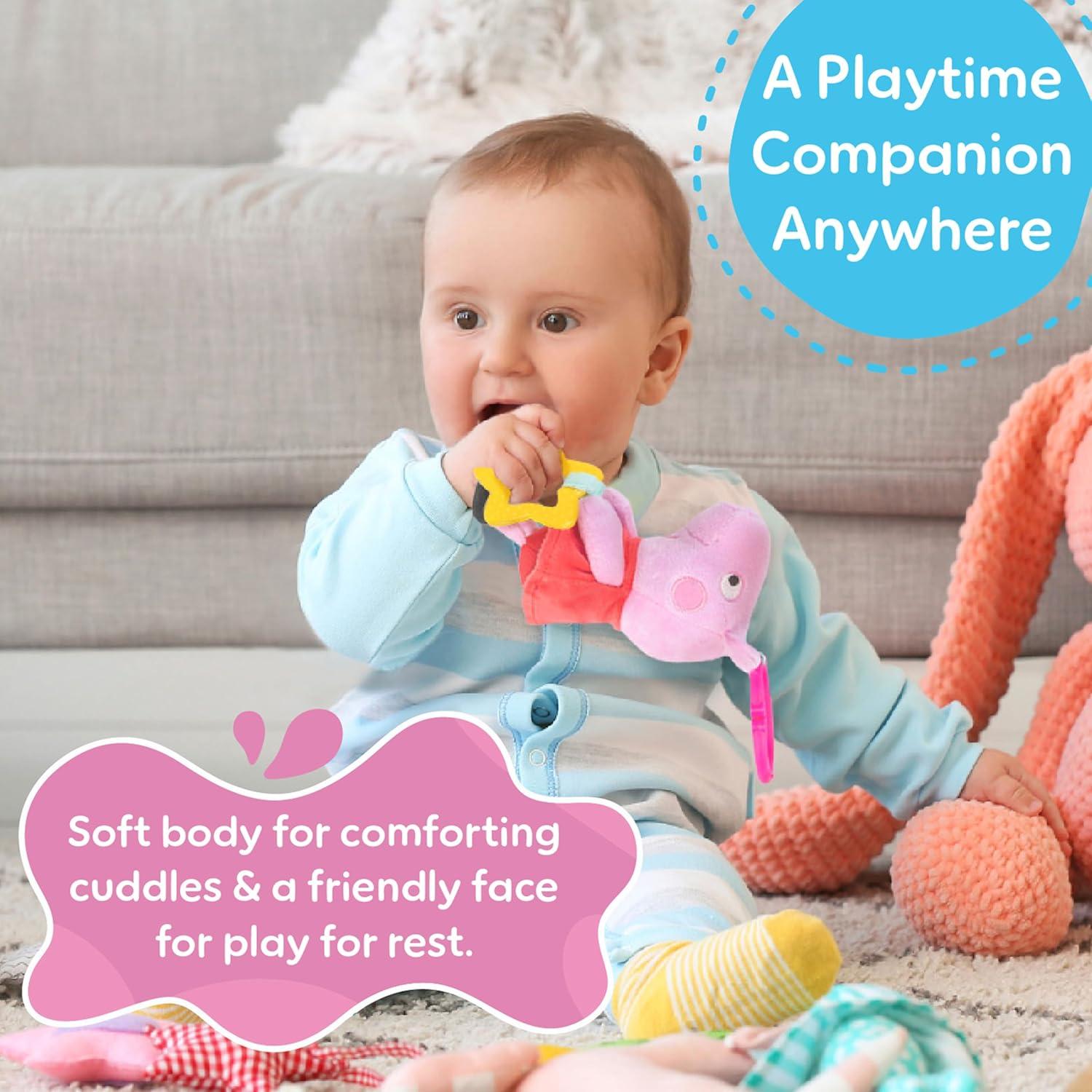 Juguete de Actividad Peppa Pig 3D - Mordedor y Sonajero 23 cm