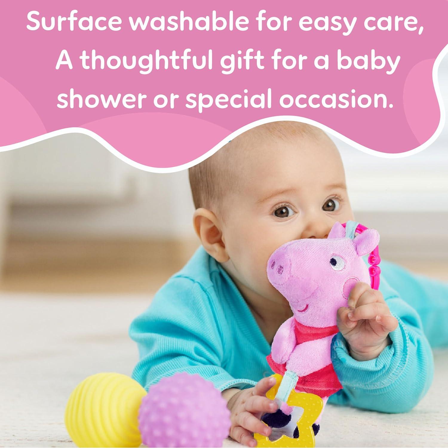 Juguete de Actividad Peppa Pig 3D - Mordedor y Sonajero 23 cm