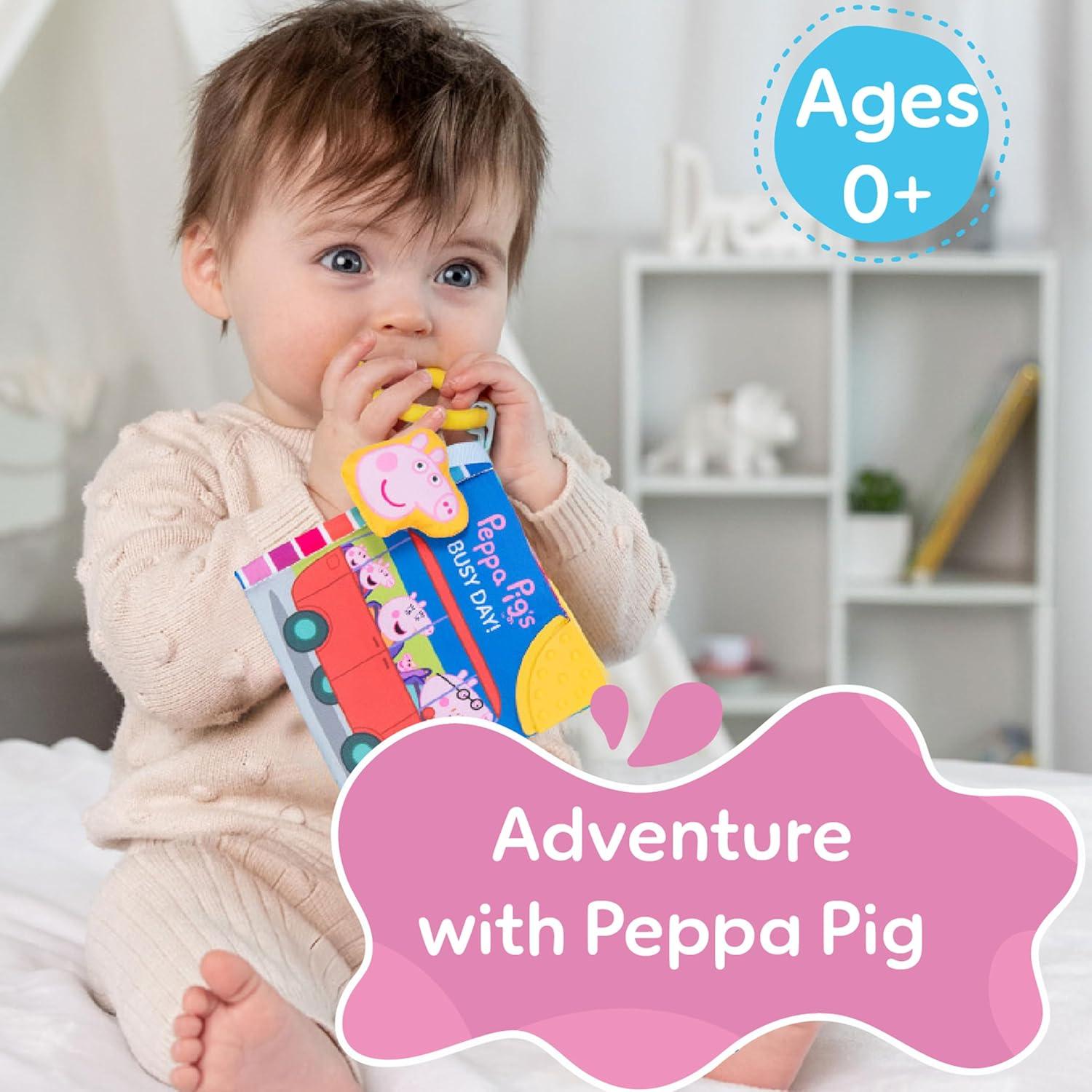 Libro Suave Peppa Pig Kids Preferred 16.5x12.7cm para Bebés