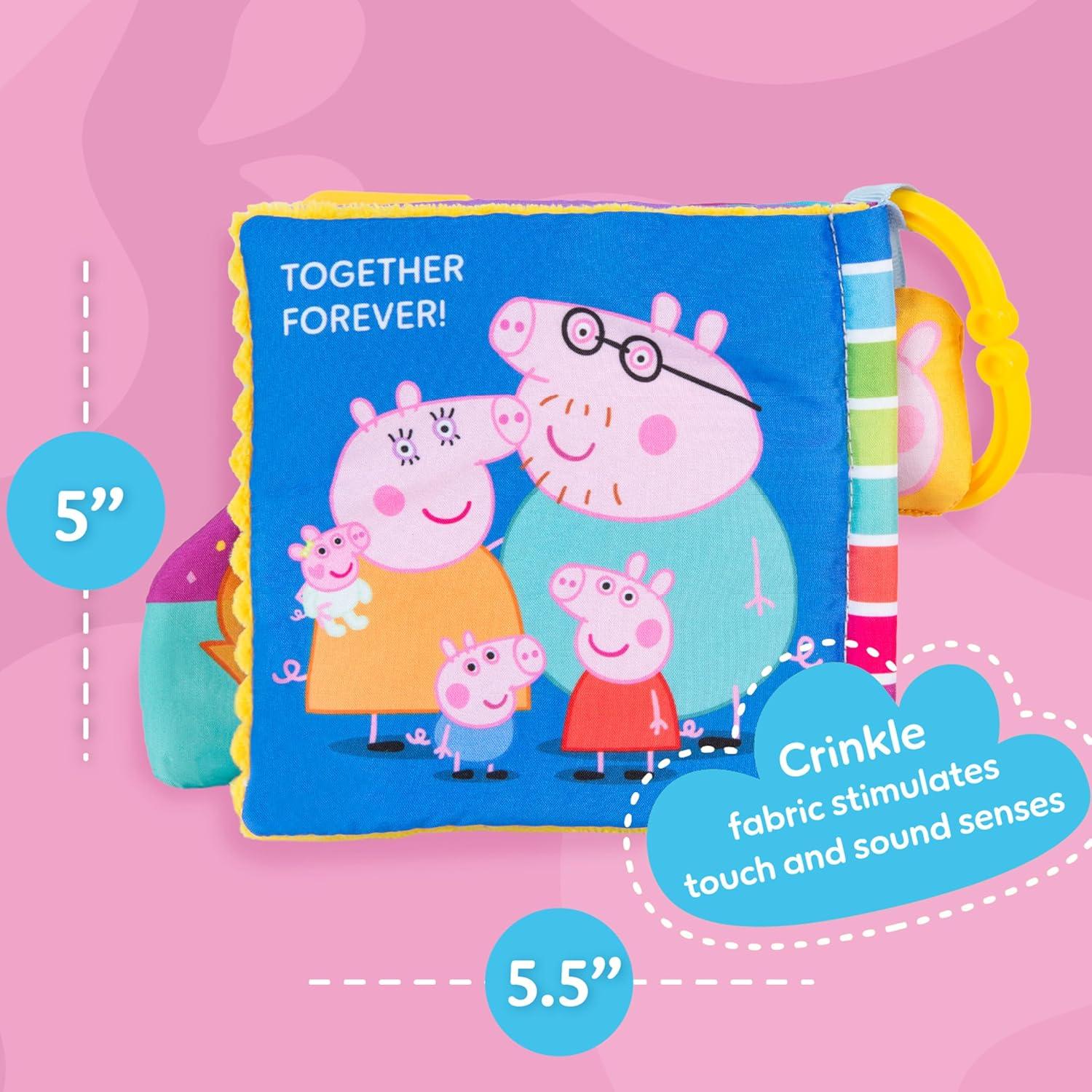 Libro Suave Peppa Pig Kids Preferred 16.5x12.7cm para Bebés