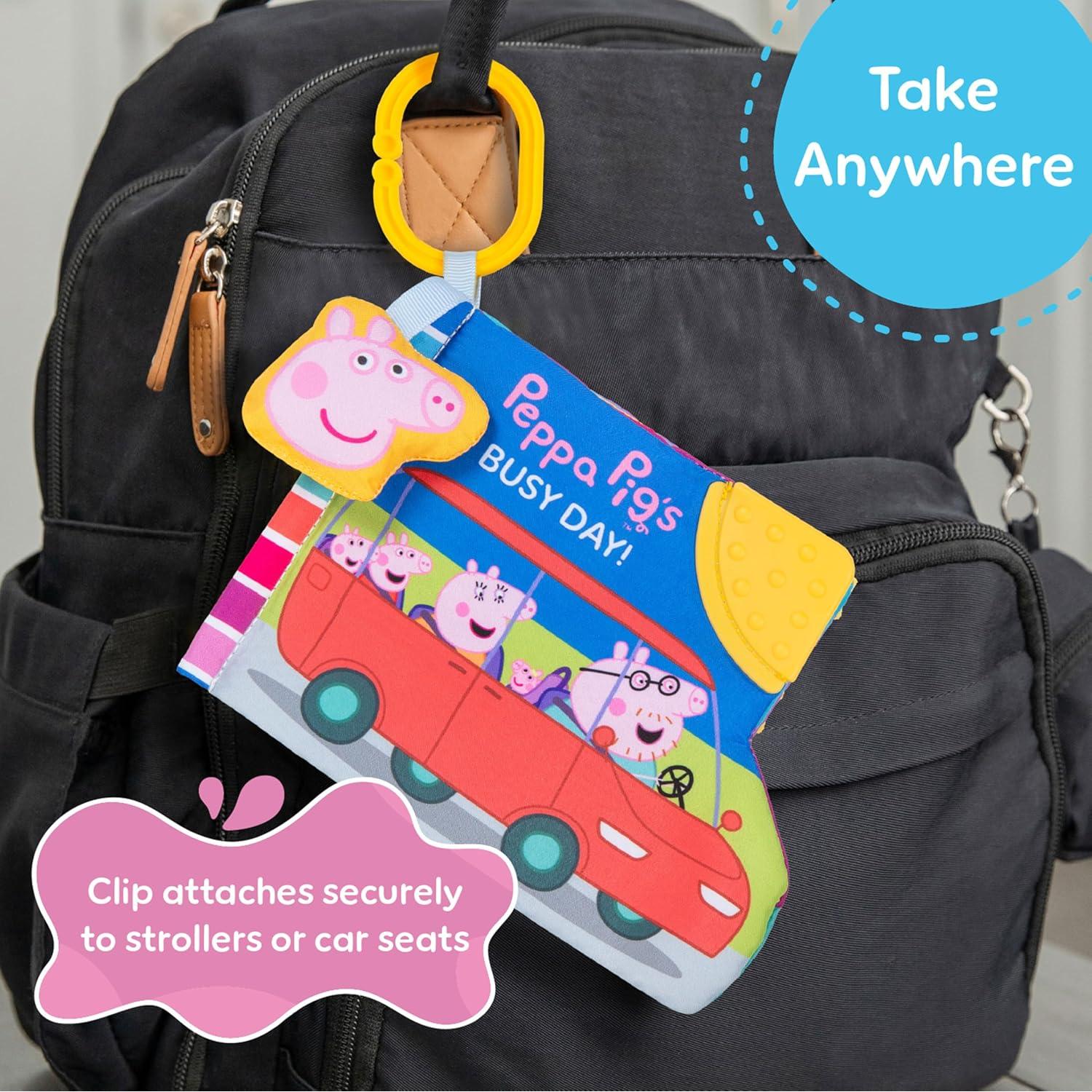 Libro Suave Peppa Pig Kids Preferred 16.5x12.7cm para Bebés