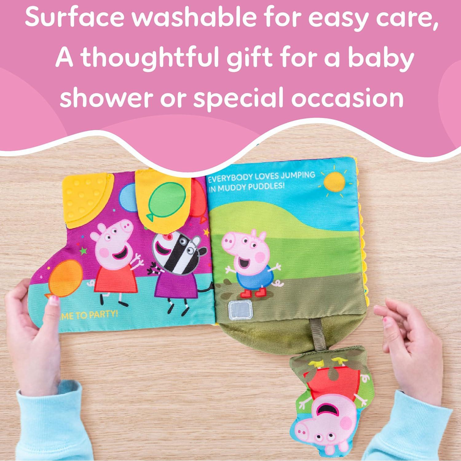 Libro Suave Peppa Pig Kids Preferred 16.5x12.7cm para Bebés