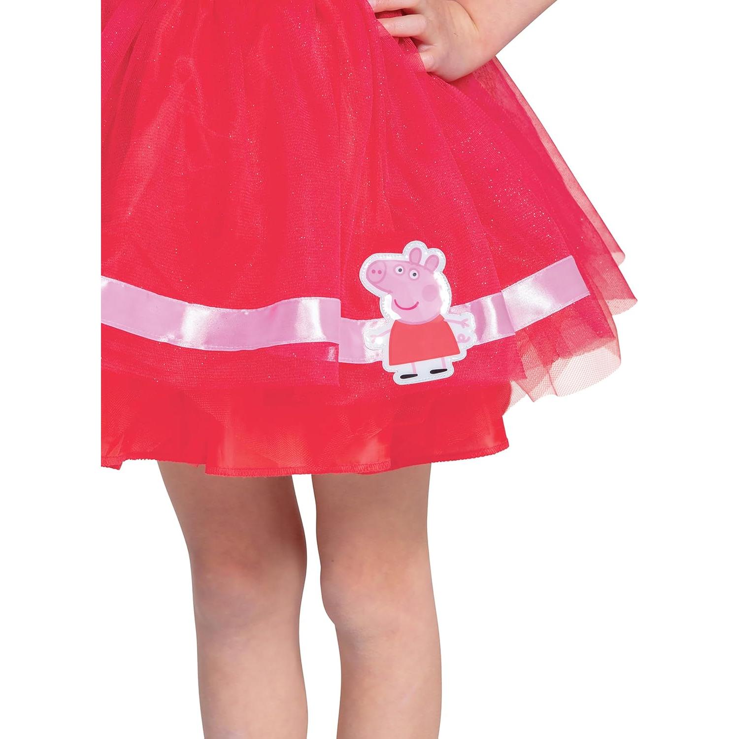 Disfraz Tutu Peppa Pig Niñas S (2T) con Diadema