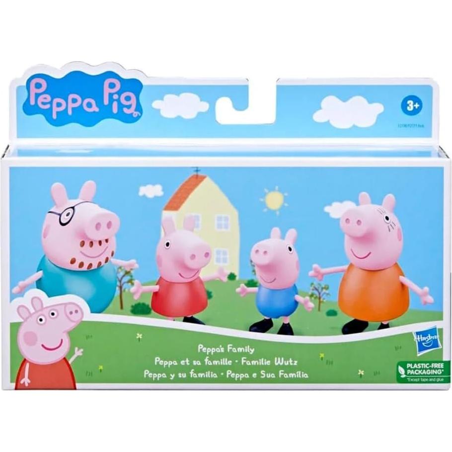 Conjunto de Figuras Peppa Pig - 4 Piezas - 150g