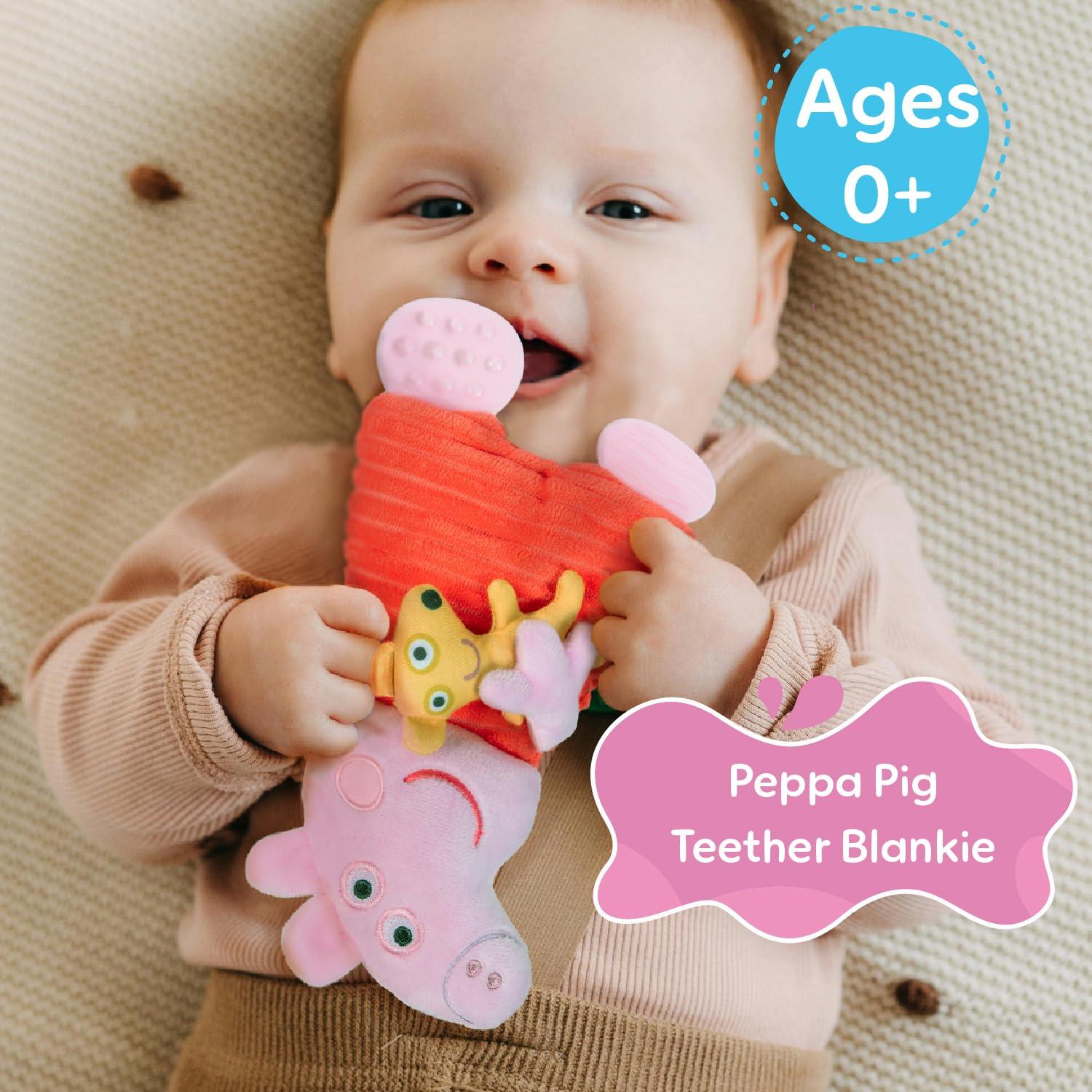 Manta de Dientes Peppa Pig Kids Preferred 24.1 cm Texturizada