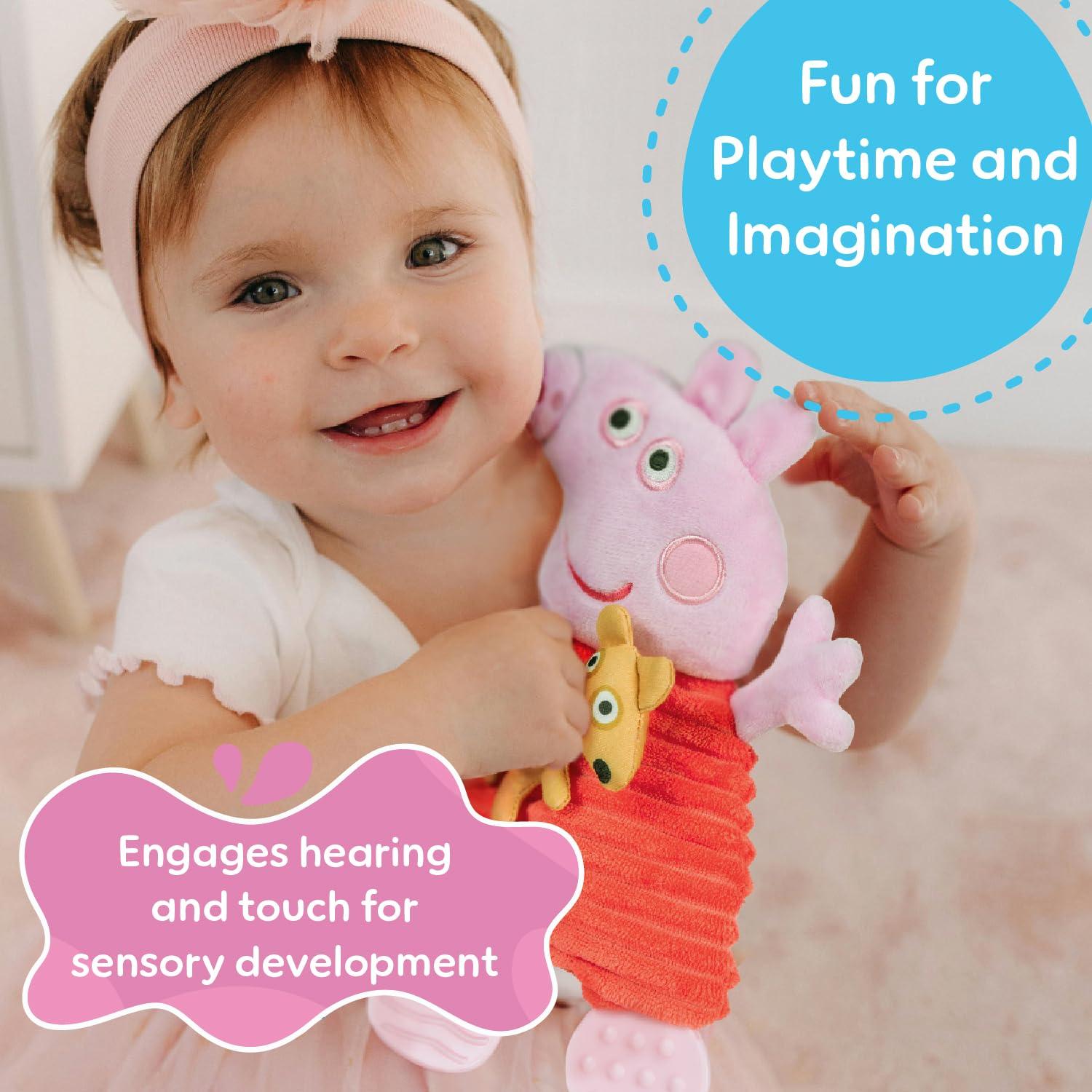 Manta de Dientes Peppa Pig Kids Preferred 24.1 cm Texturizada